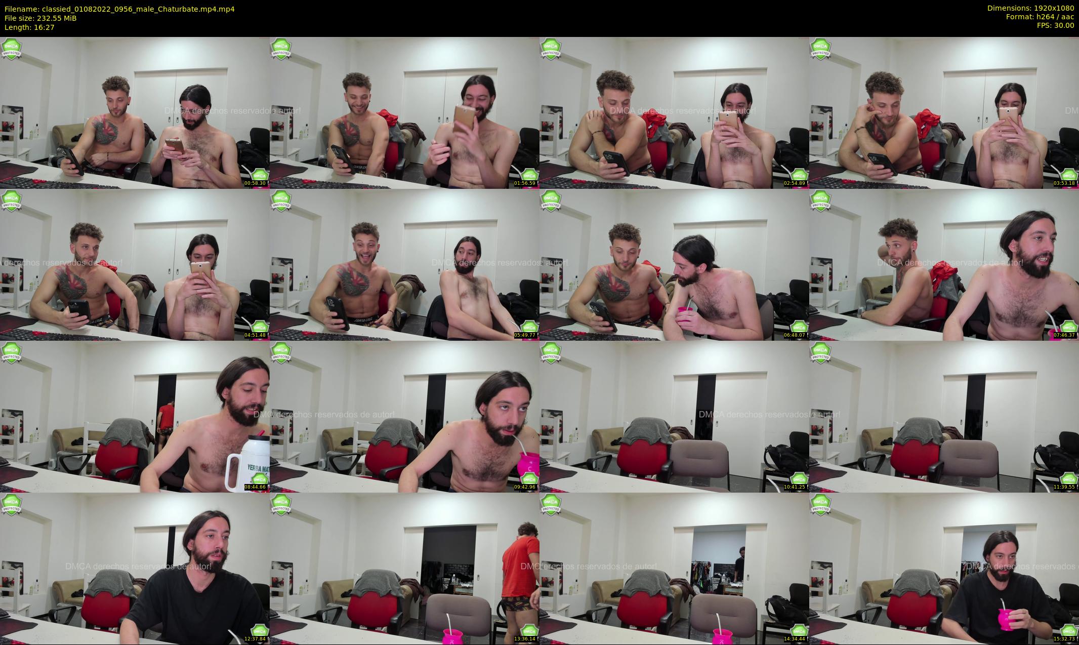 classied — 17 minute Chaturbate male cam show recording, 1080p, Aug 1, 2022