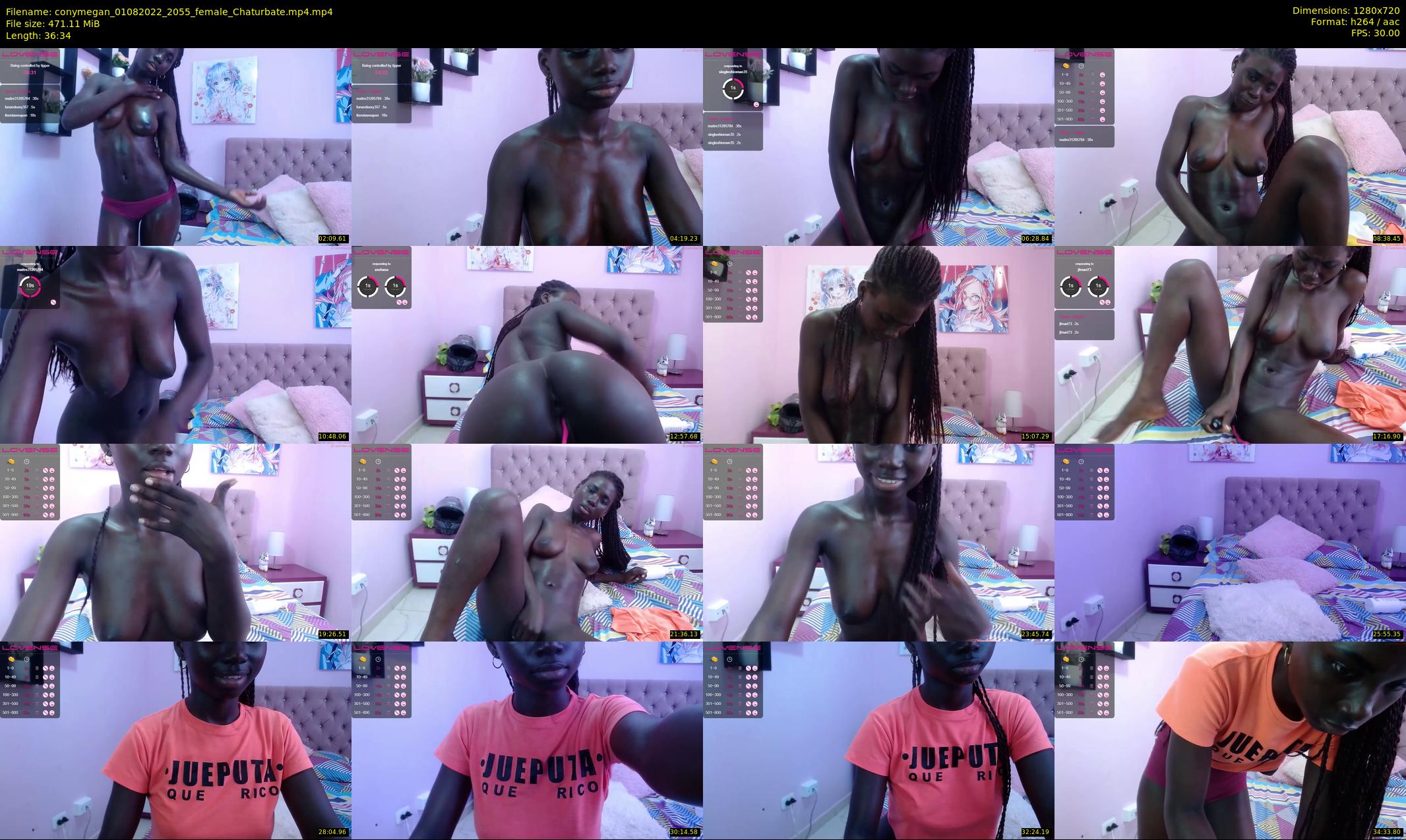 conymegan — 37 minute Chaturbate female cam show recording, 720p, Aug 1, 2022