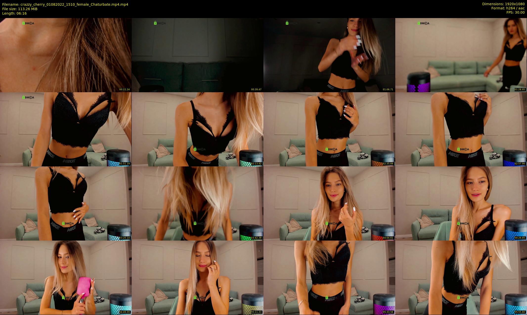 crazzy_cherry — 7 minute Chaturbate female cam show recording, 1080p, Aug 1, 2022