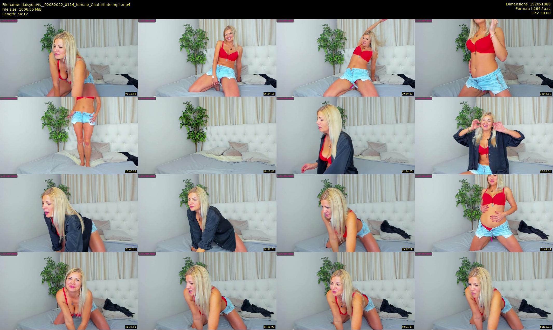 daisydavis_ — 55 minute Chaturbate female cam show recording, 1080p, Aug 2, 2022