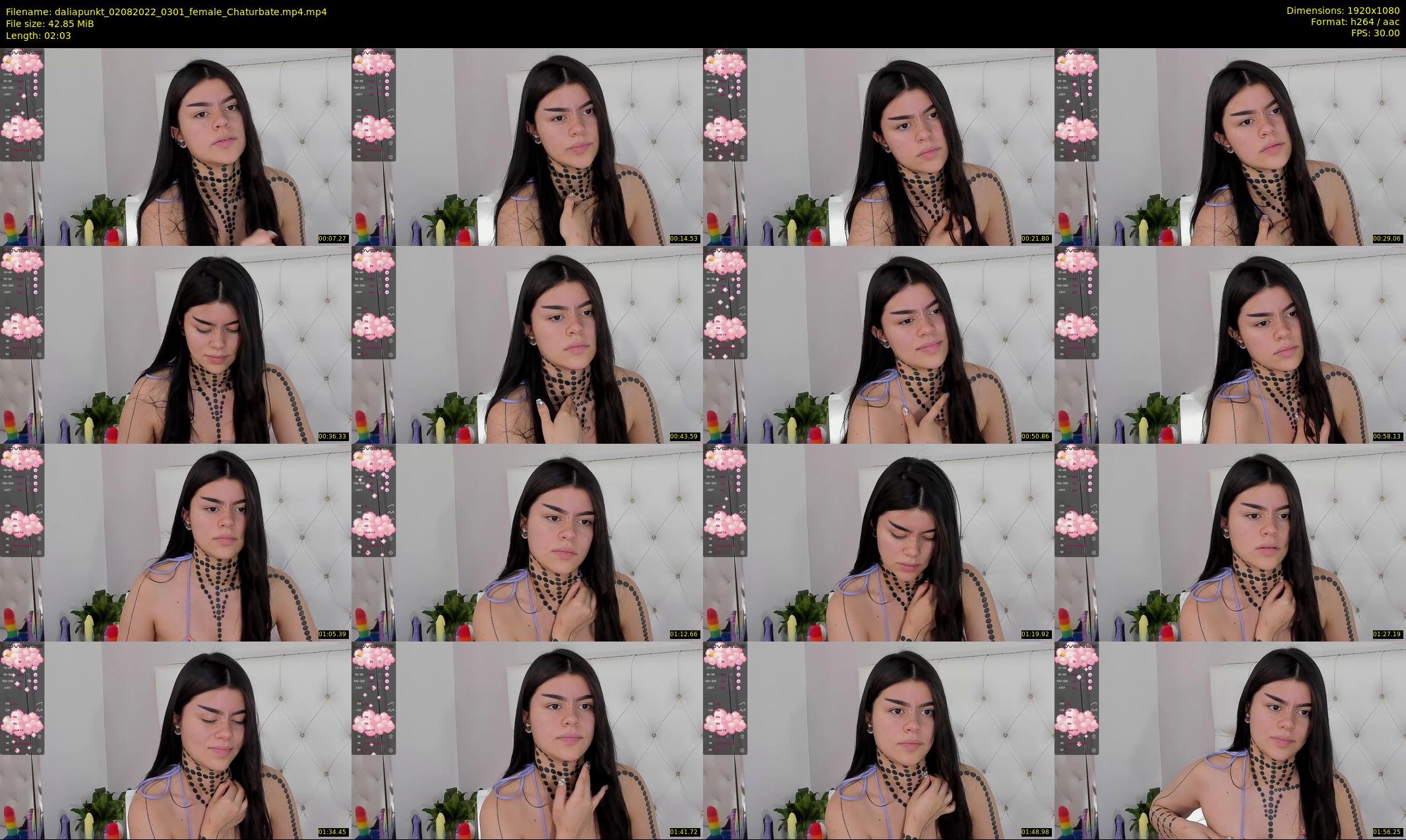 daliapunkt — 3 minute Chaturbate female cam show recording, 1080p, Aug 2, 2022