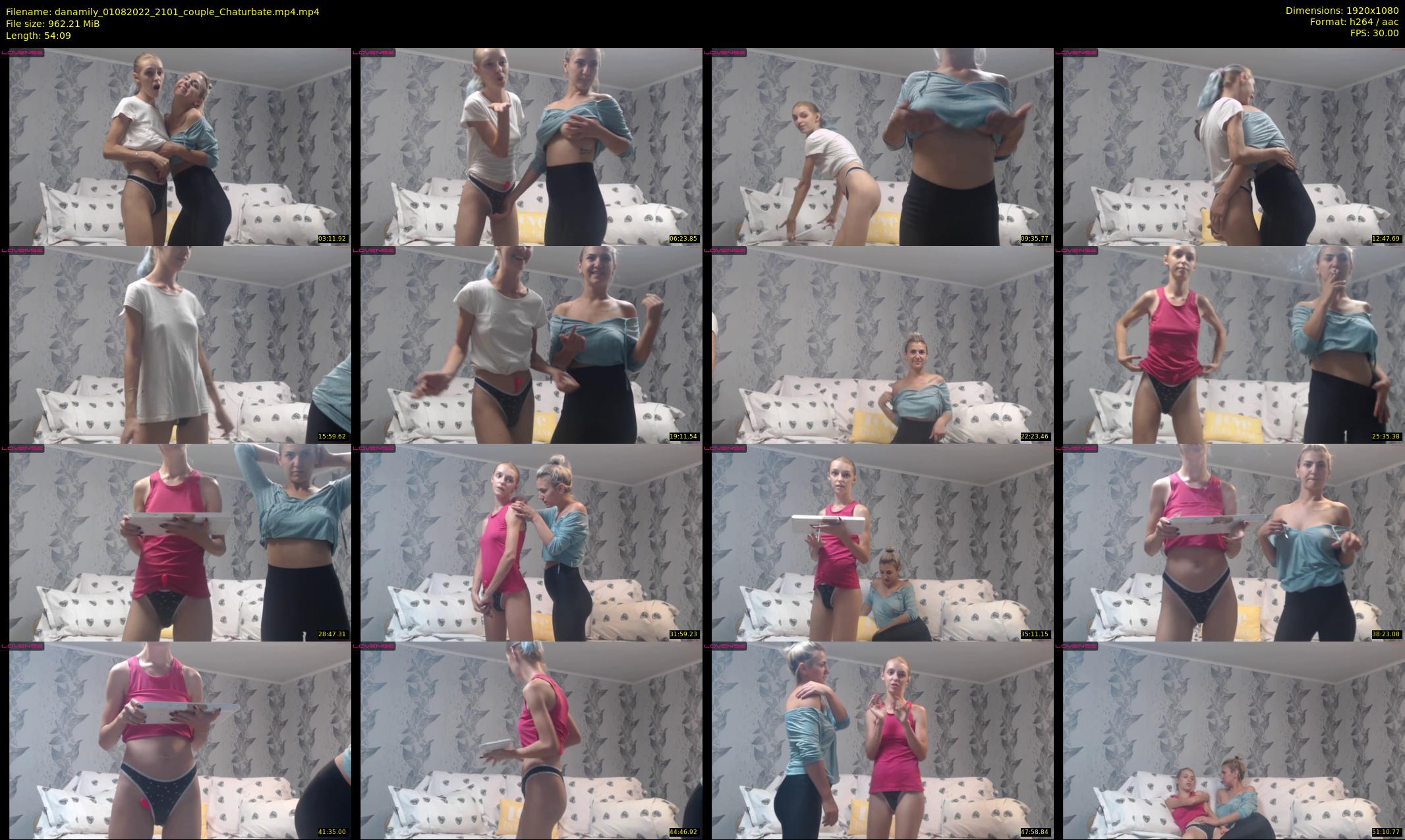 danamily — 55 minute Chaturbate female cam show recording, 1080p, Aug 1, 2022