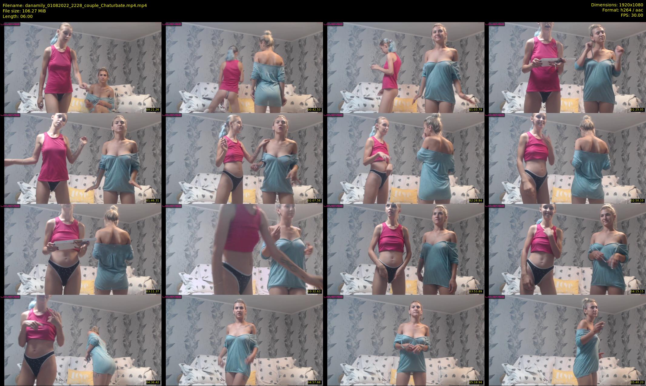 danamily — 6 minute Chaturbate female cam show recording, 1080p, Aug 1, 2022