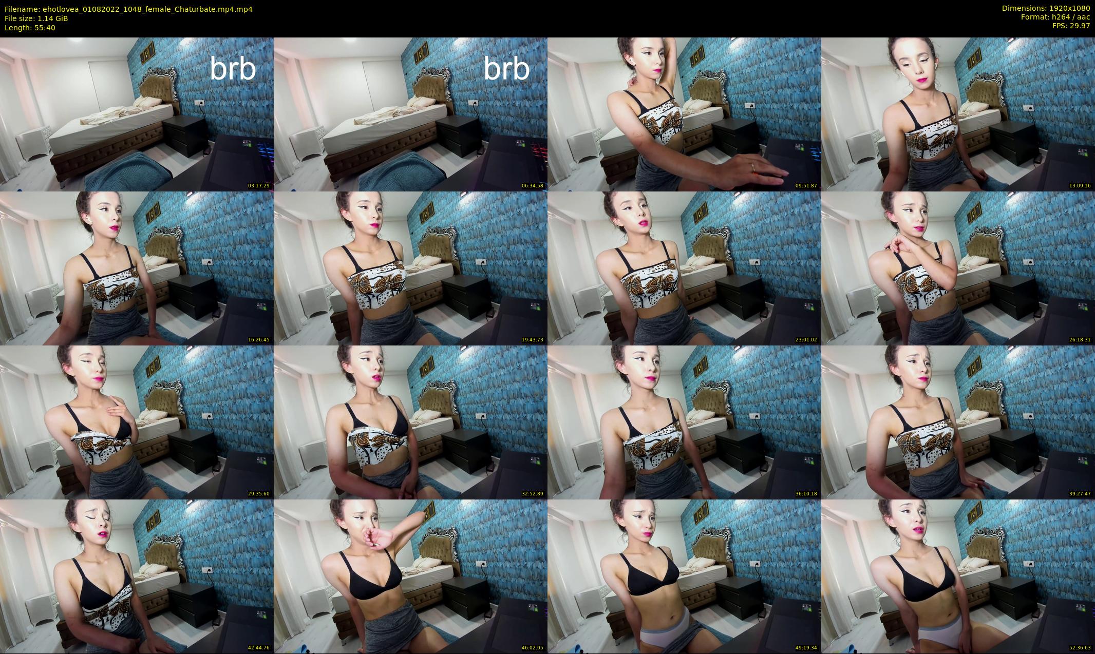 ehotlovea — 56 minute Chaturbate female cam show recording, 1080p, Aug 1, 2022