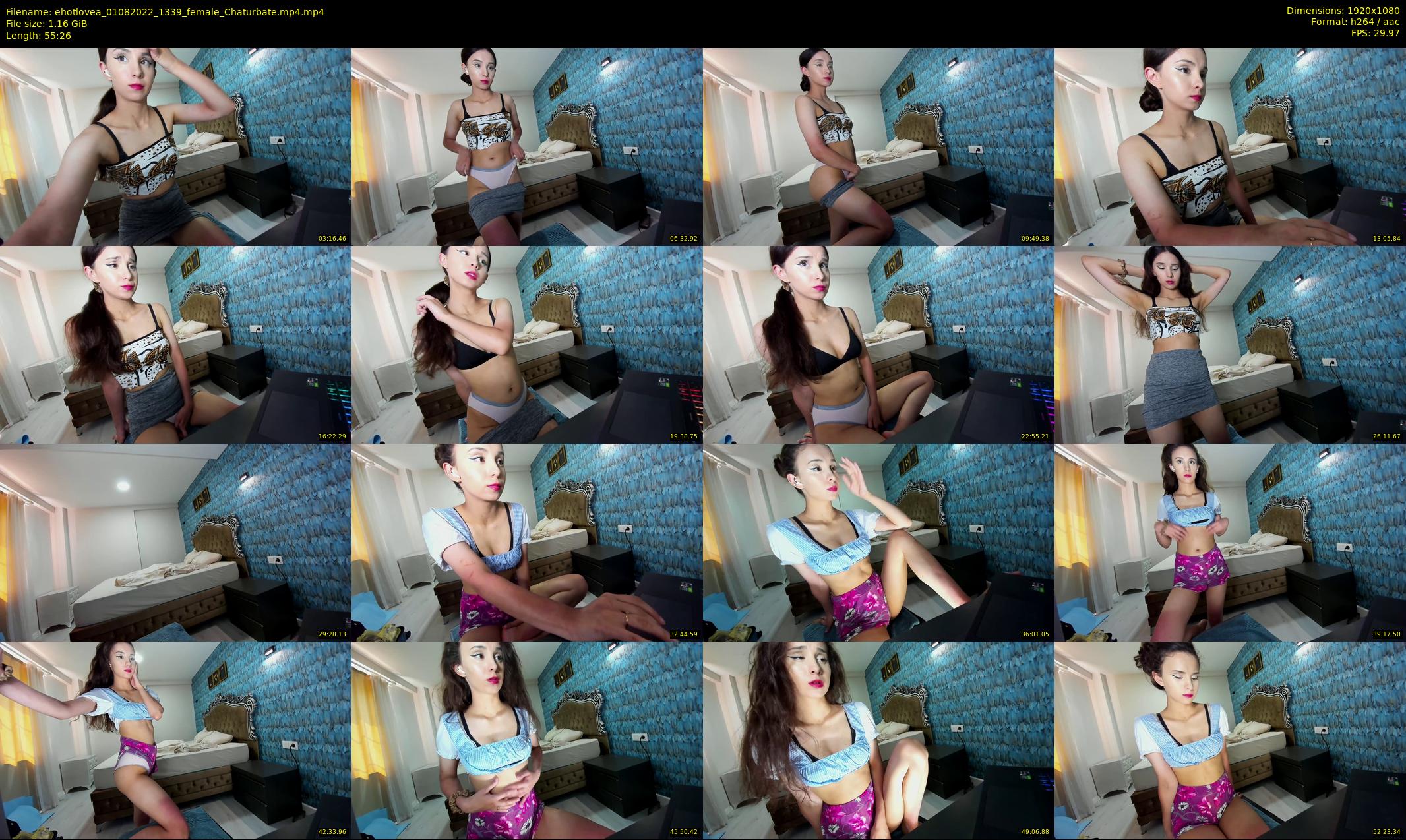 ehotlovea — 56 minute Chaturbate female cam show recording, 1080p, Aug 1, 2022