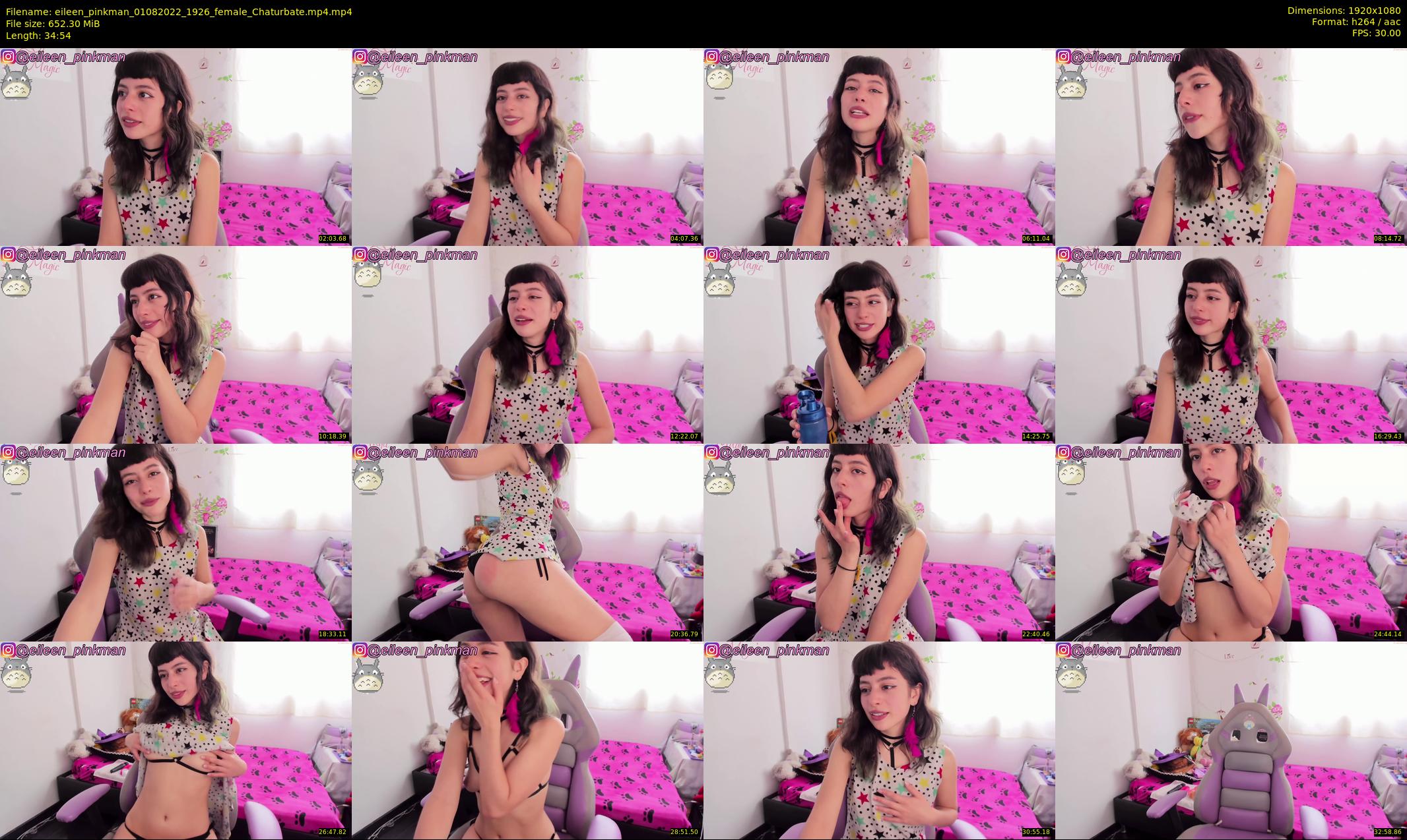 eileen_pinkman — 35 minute Chaturbate female cam show recording, 1080p, Aug 1, 2022