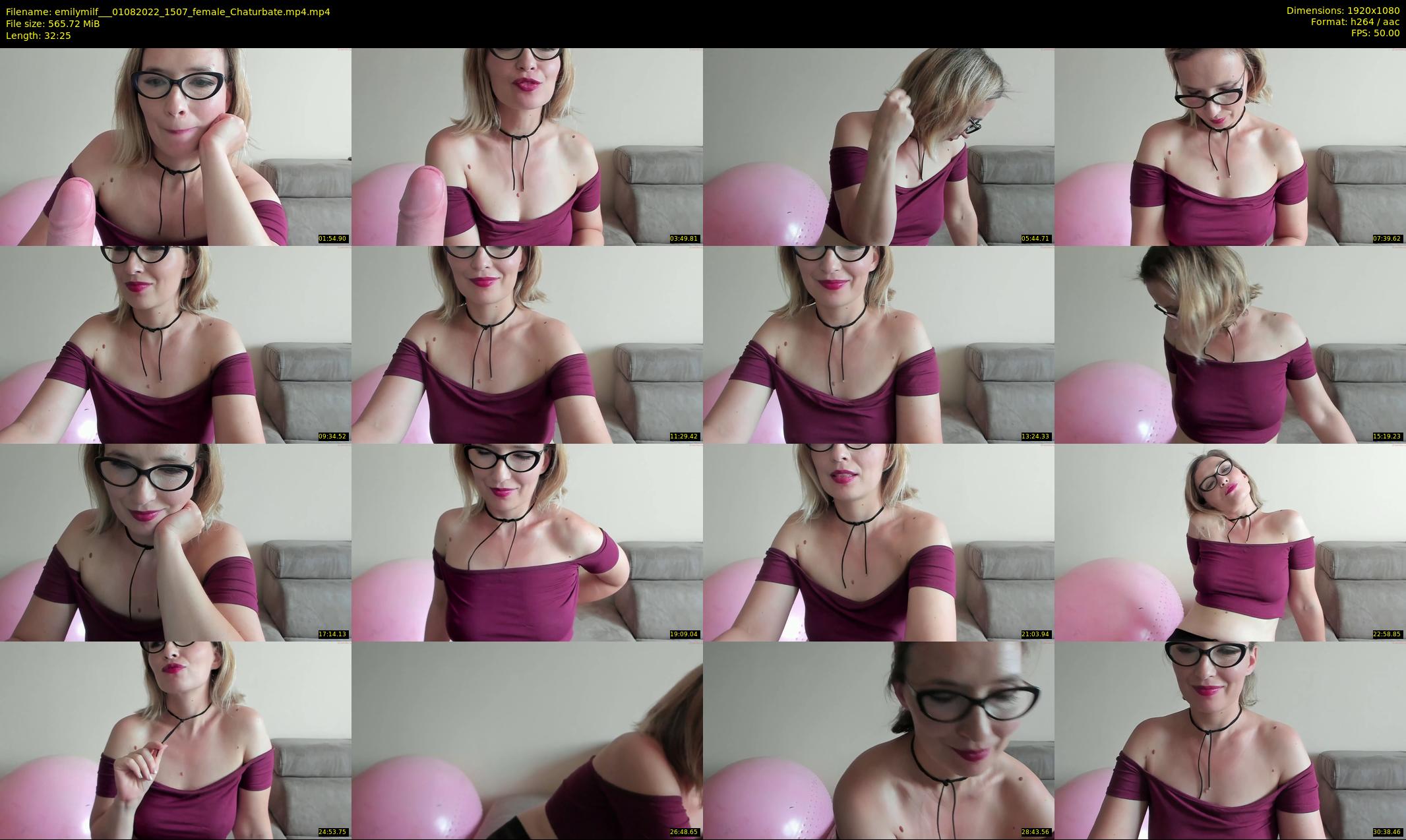 emilymilf__ — 33 minute Chaturbate female cam show recording, 1080p, Aug 1, 2022