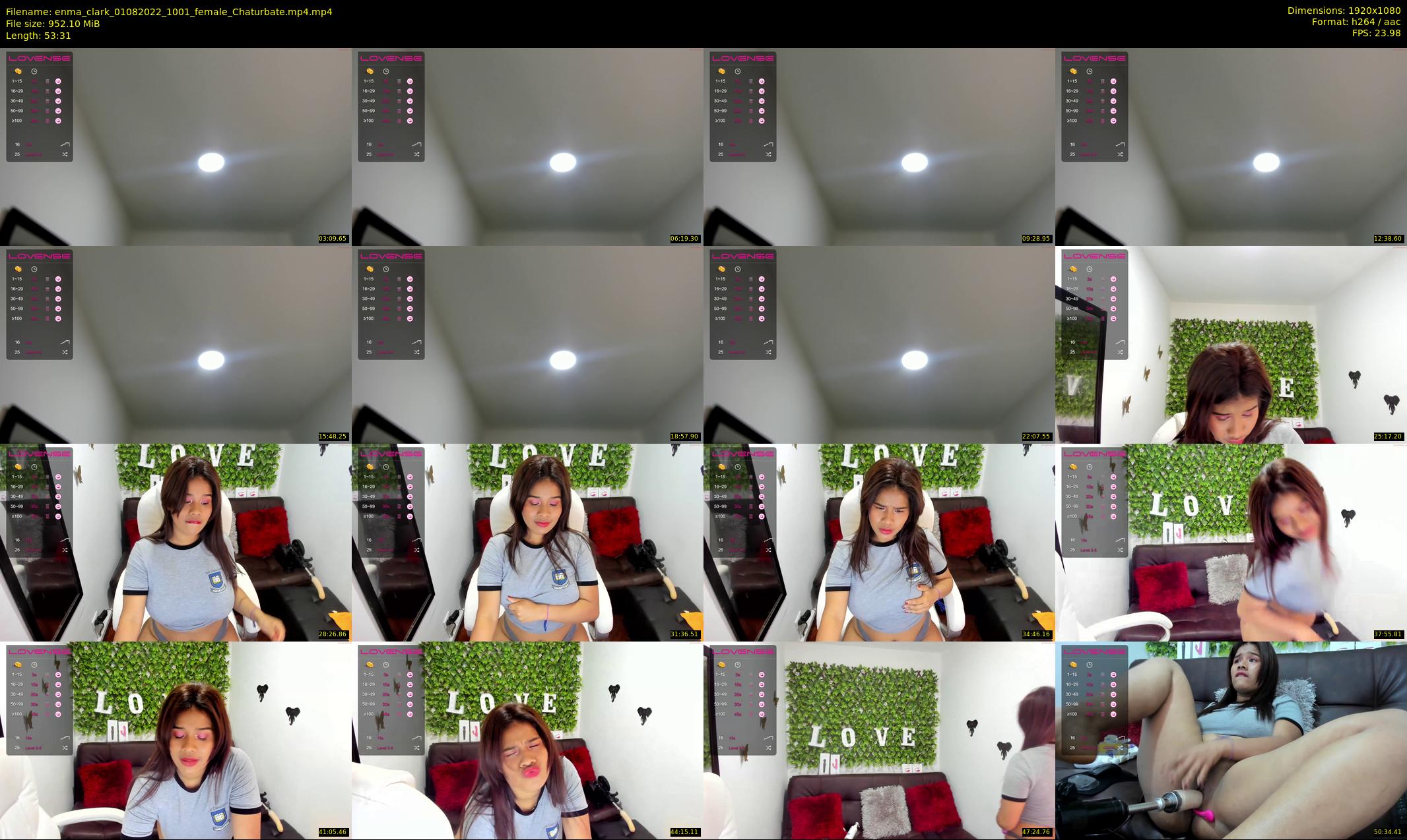 enma_clark — 54 minute Chaturbate female cam show recording, 1080p, Aug 1, 2022
