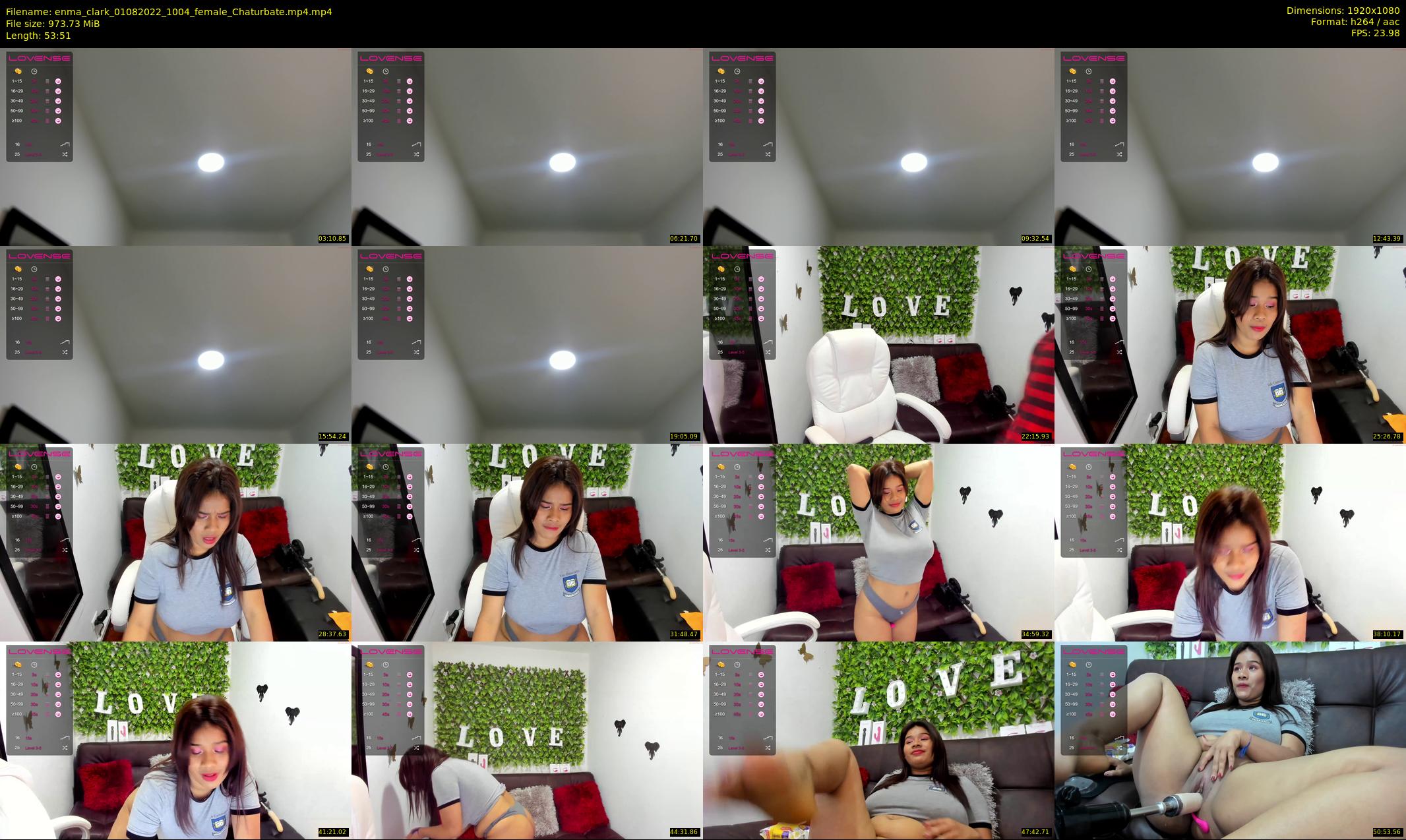 enma_clark — 54 minute Chaturbate female cam show recording, 1080p, Aug 1, 2022