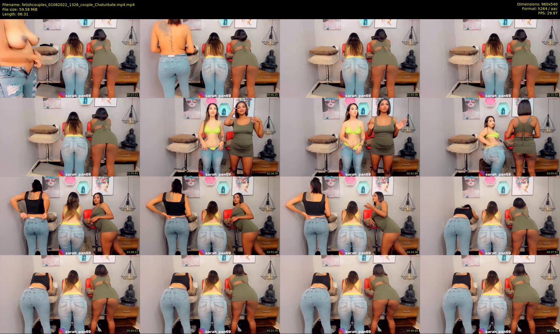 fetishcouples — 7 minute Chaturbate couple cam show recording, 480p, Aug 1, 2022