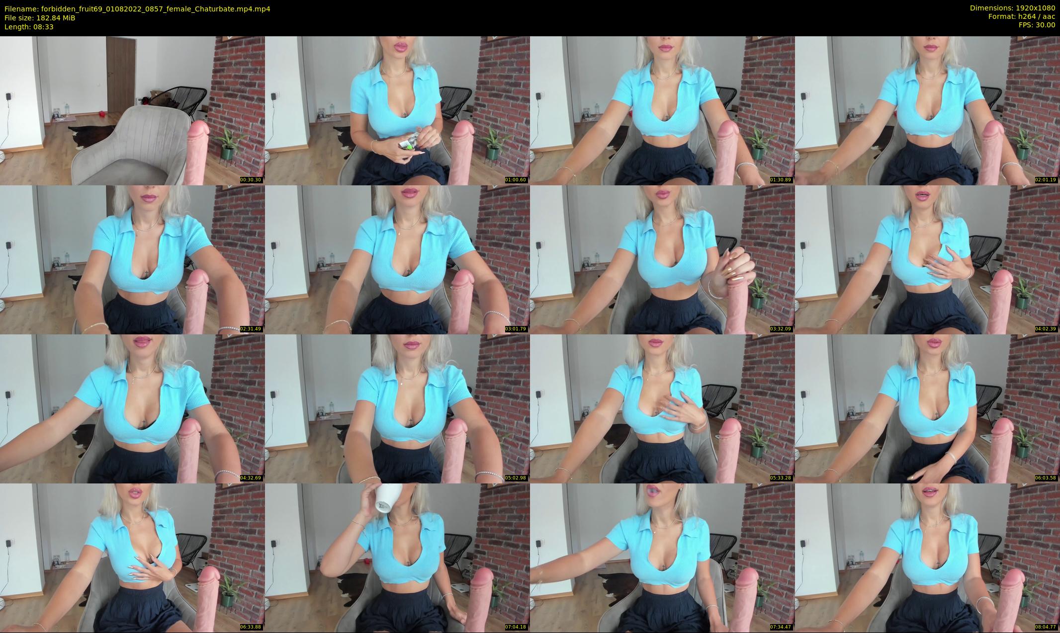 forbidden_fruit69 — 9 minute Chaturbate female cam show recording, 1080p, Aug 1, 2022