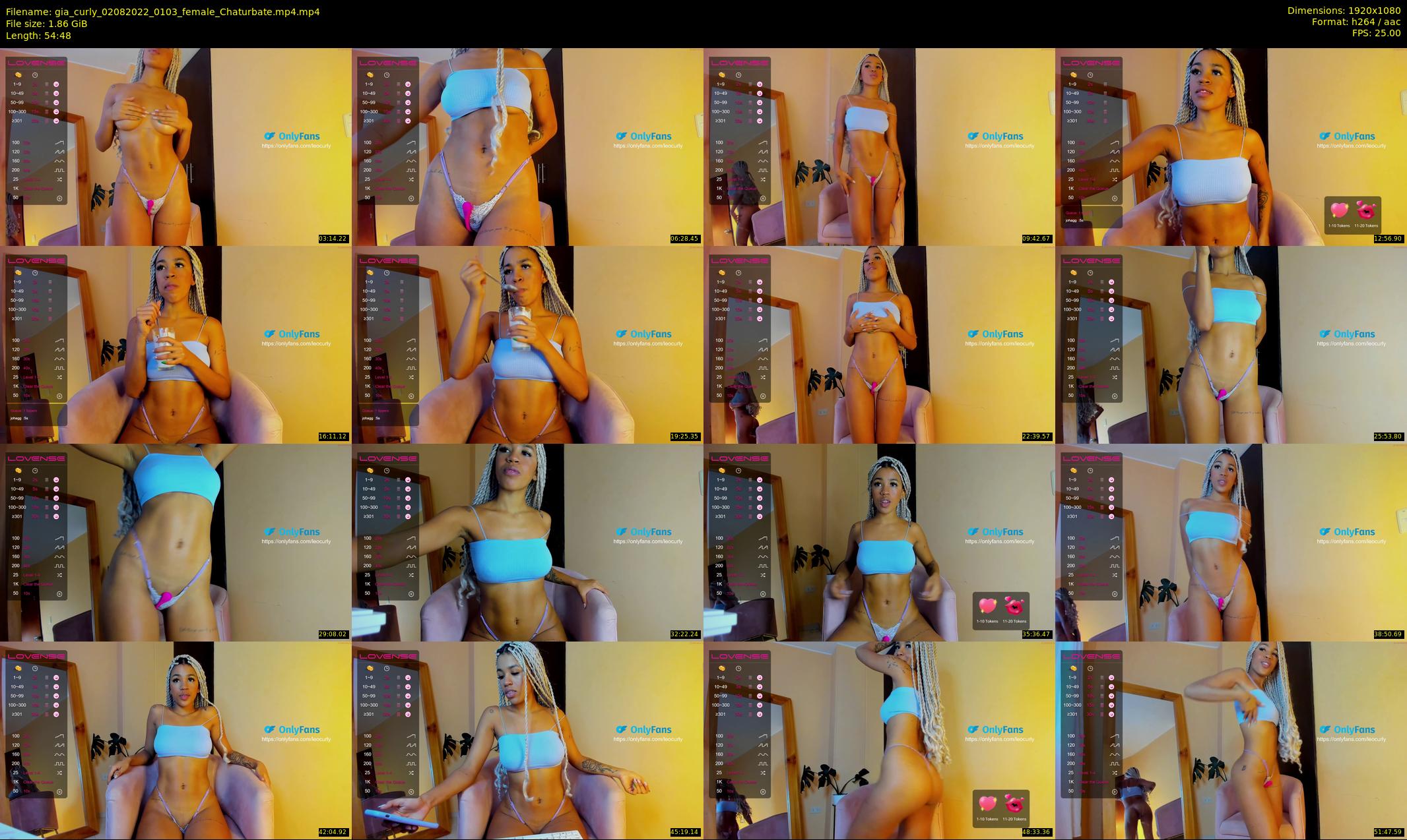 gia_curly — 55 minute Chaturbate female cam show recording, 1080p, Aug 2, 2022