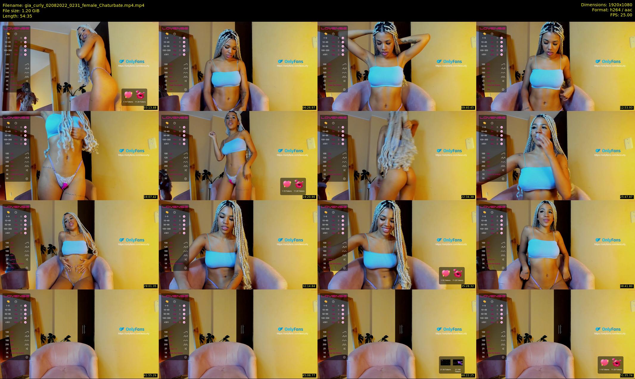 gia_curly — 55 minute Chaturbate female cam show recording, 1080p, Aug 2, 2022