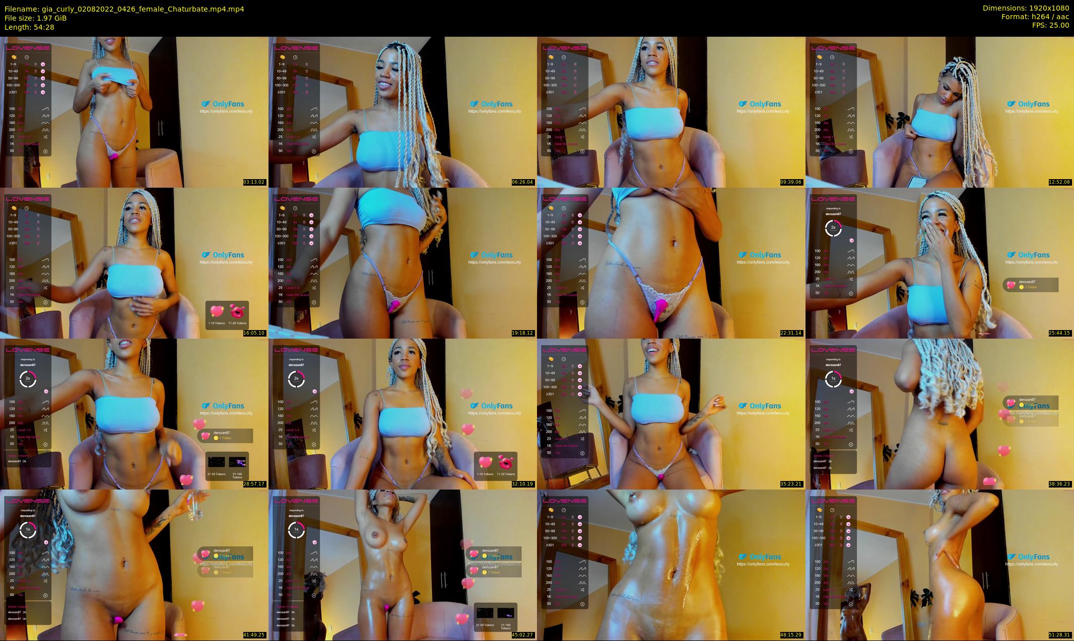 gia_curly — 55 minute Chaturbate female cam show recording, 1080p, Aug 2, 2022