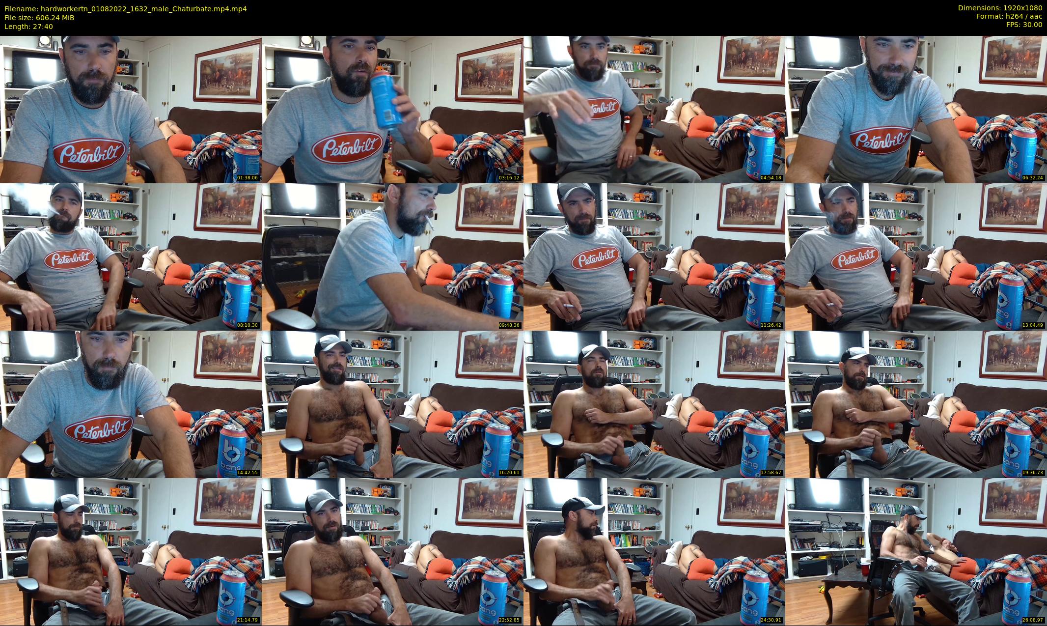 hardworkertn — 28 minute Chaturbate male cam show recording, 1080p, Aug 1, 2022