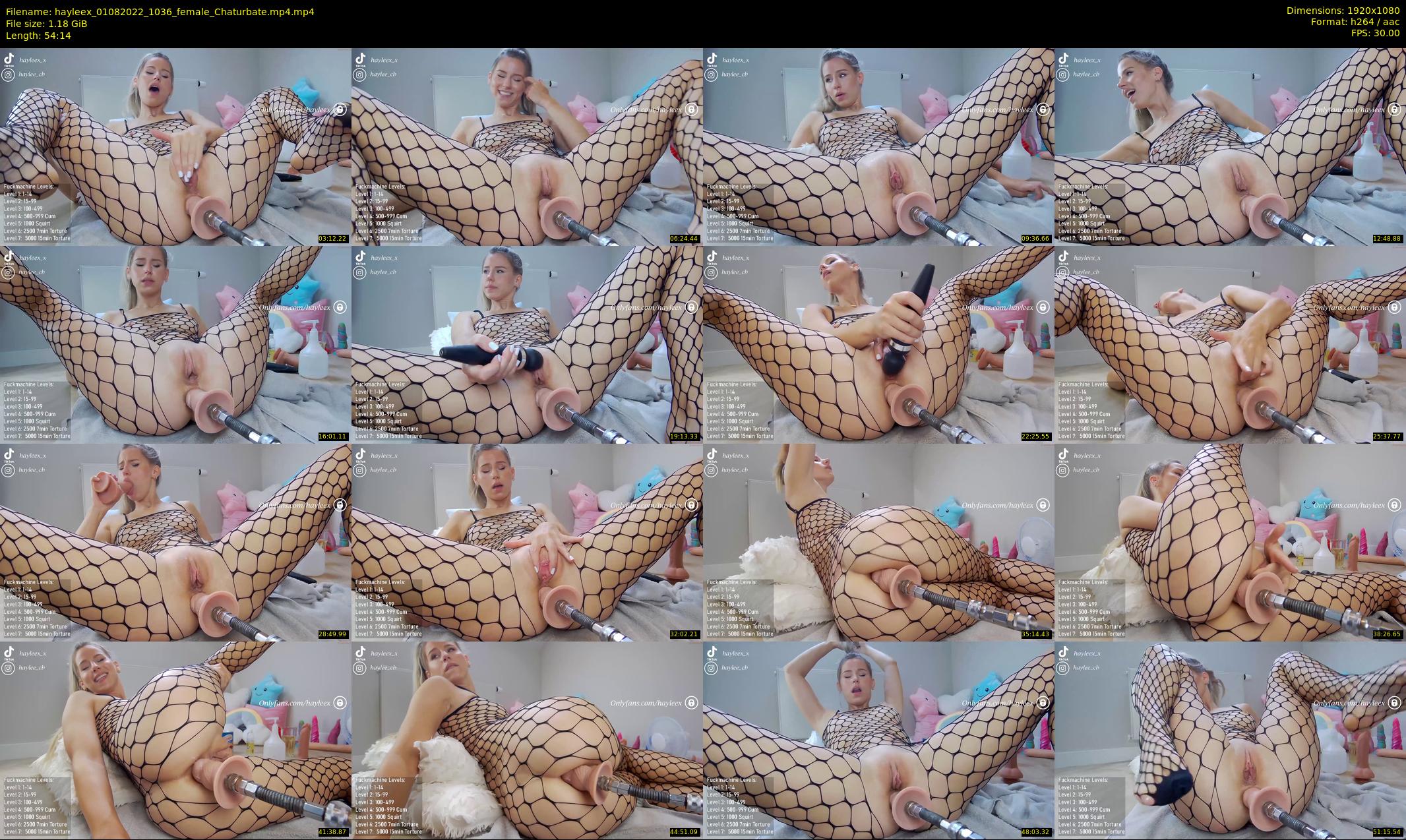 hayleex — 55 minute Chaturbate female cam show recording, 1080p, Aug 1, 2022