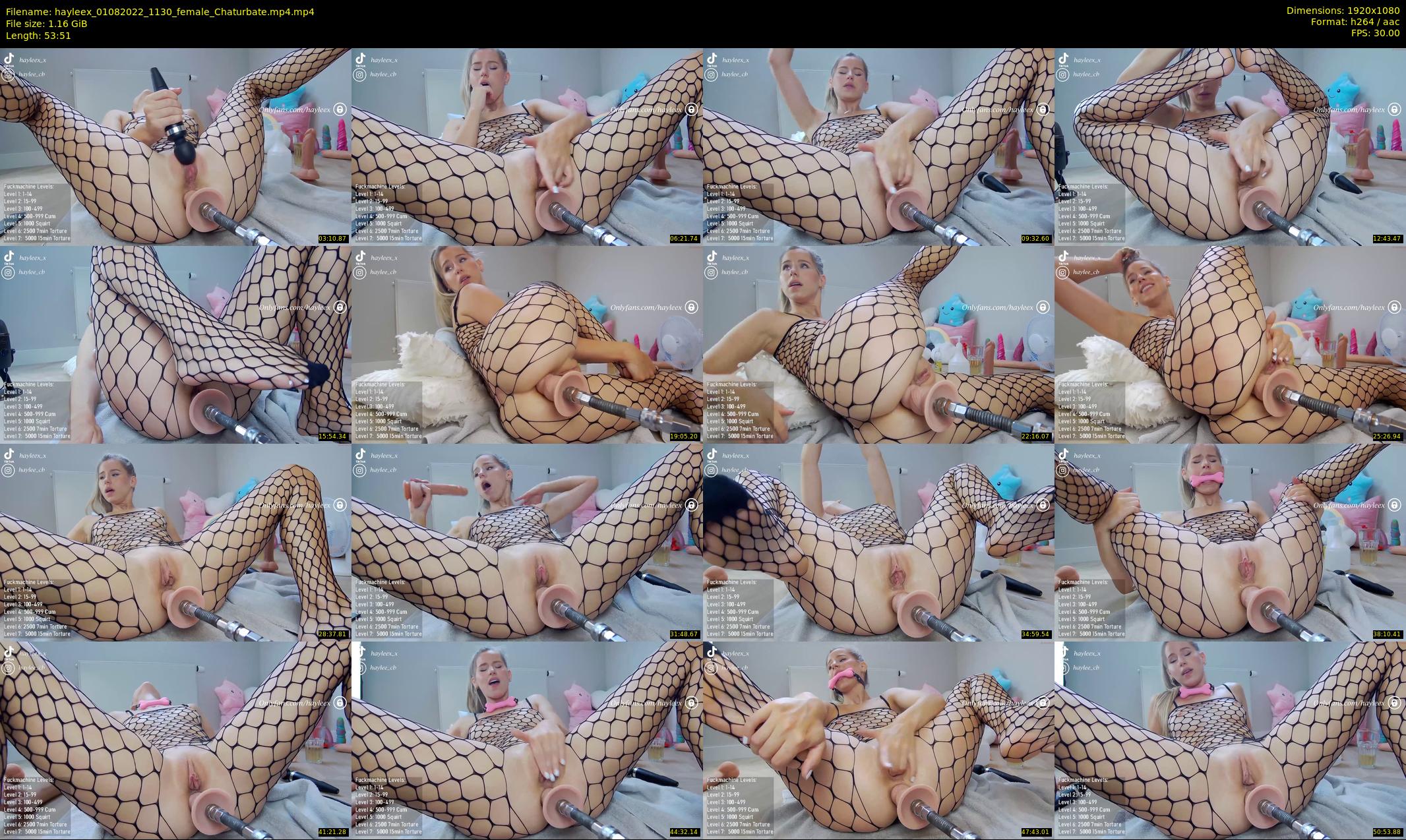 hayleex — 54 minute Chaturbate female cam show recording, 1080p, Aug 1, 2022