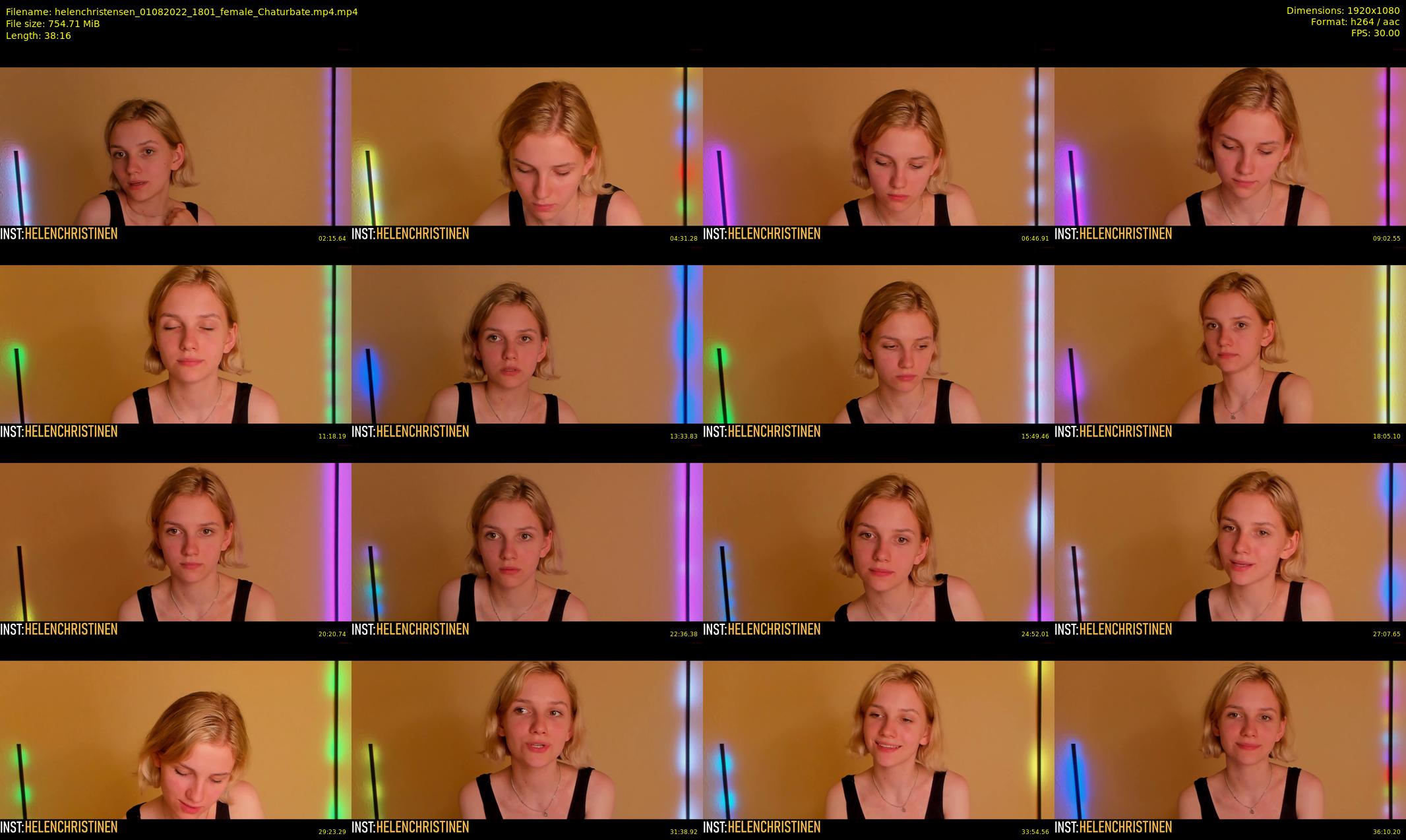 helenchristensen — 39 minute Chaturbate female cam show recording, 1080p, Aug 1, 2022