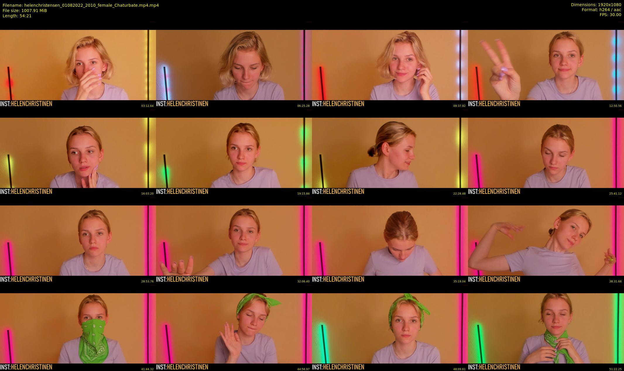 helenchristensen — 55 minute Chaturbate female cam show recording, 1080p, Aug 1, 2022