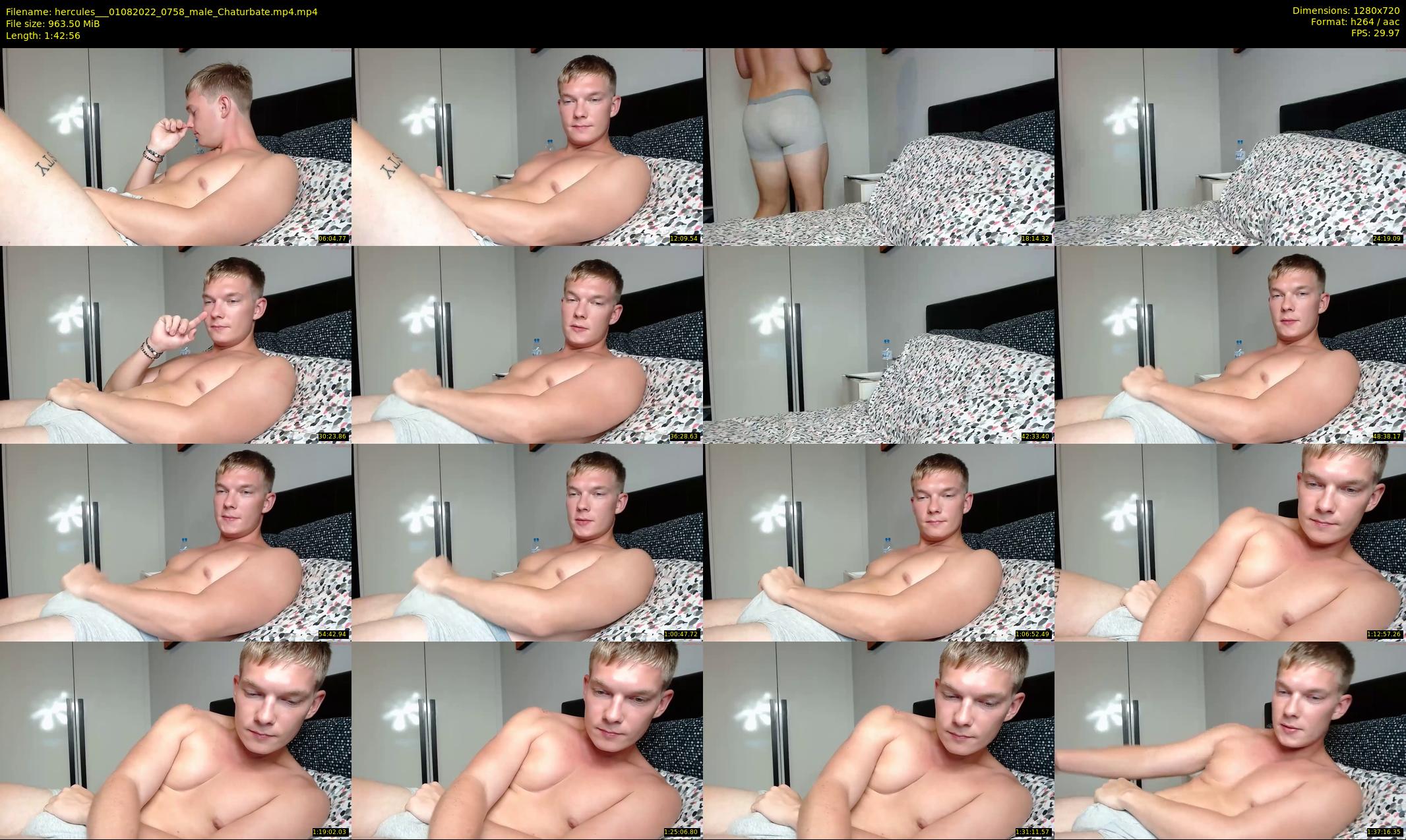 hercules__ — 103 minute Chaturbate male cam show recording, 720p, Aug 1, 2022