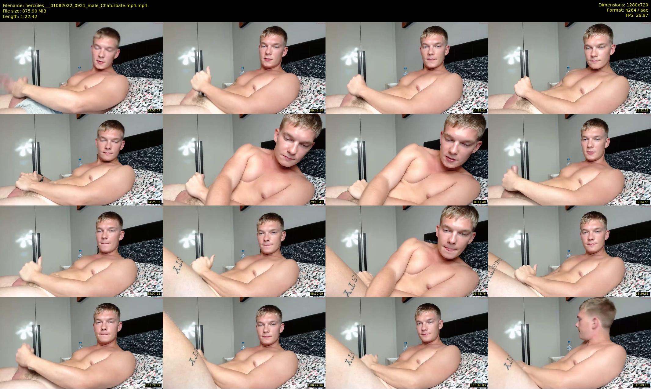 hercules__ — 83 minute Chaturbate male cam show recording, 720p, Aug 1, 2022
