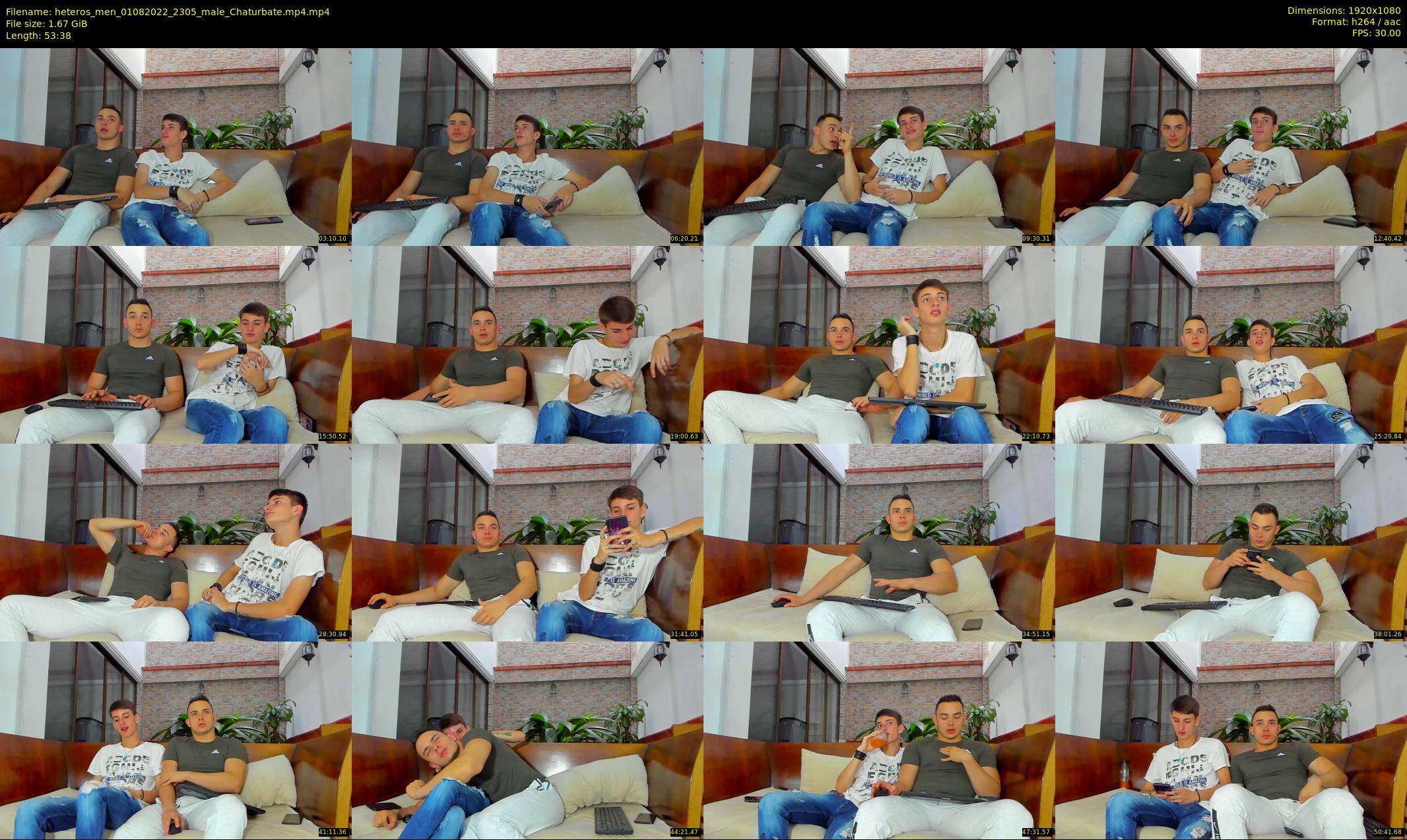 heteros_men — 54 minute Chaturbate male cam show recording, 1080p, Aug 1, 2022