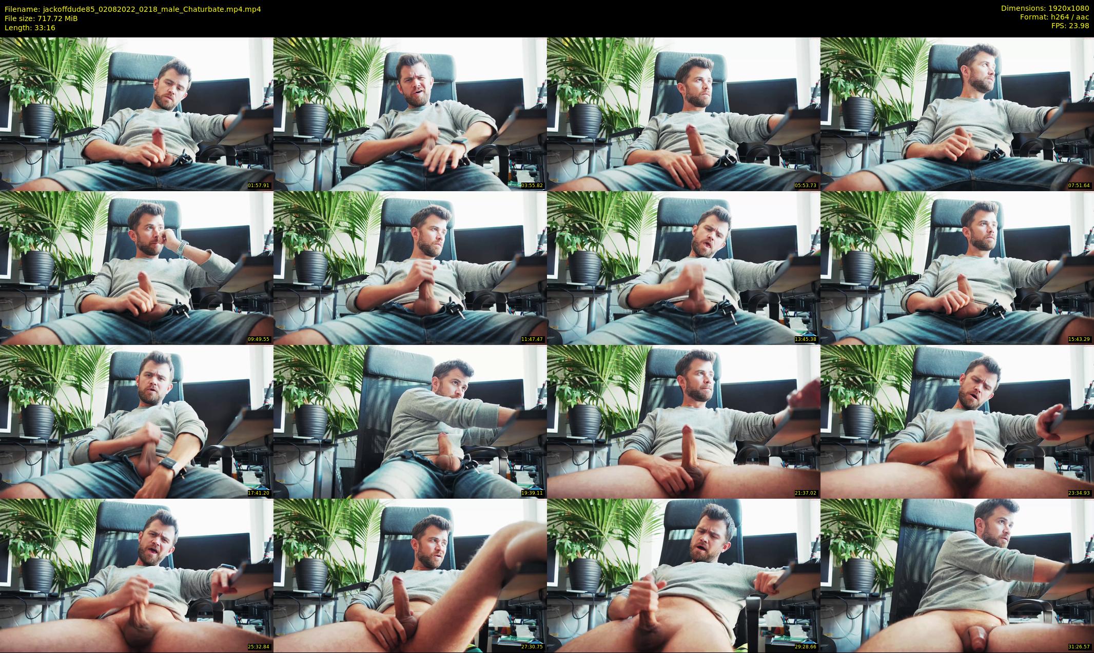 jackoffdude85 — 34 minute Chaturbate male cam show recording, 1080p, Aug 2, 2022