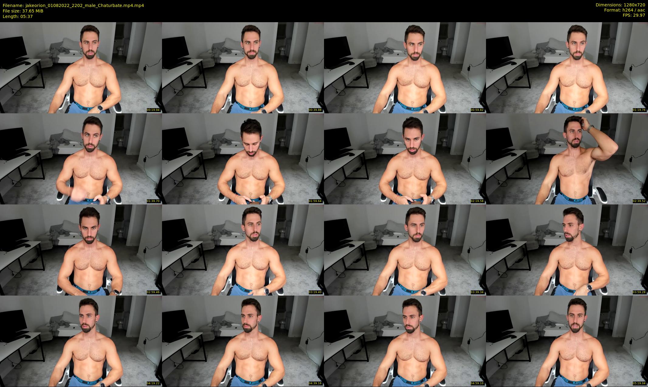 jakeorion — 6 minute Chaturbate male cam show recording, 720p, Aug 1, 2022
