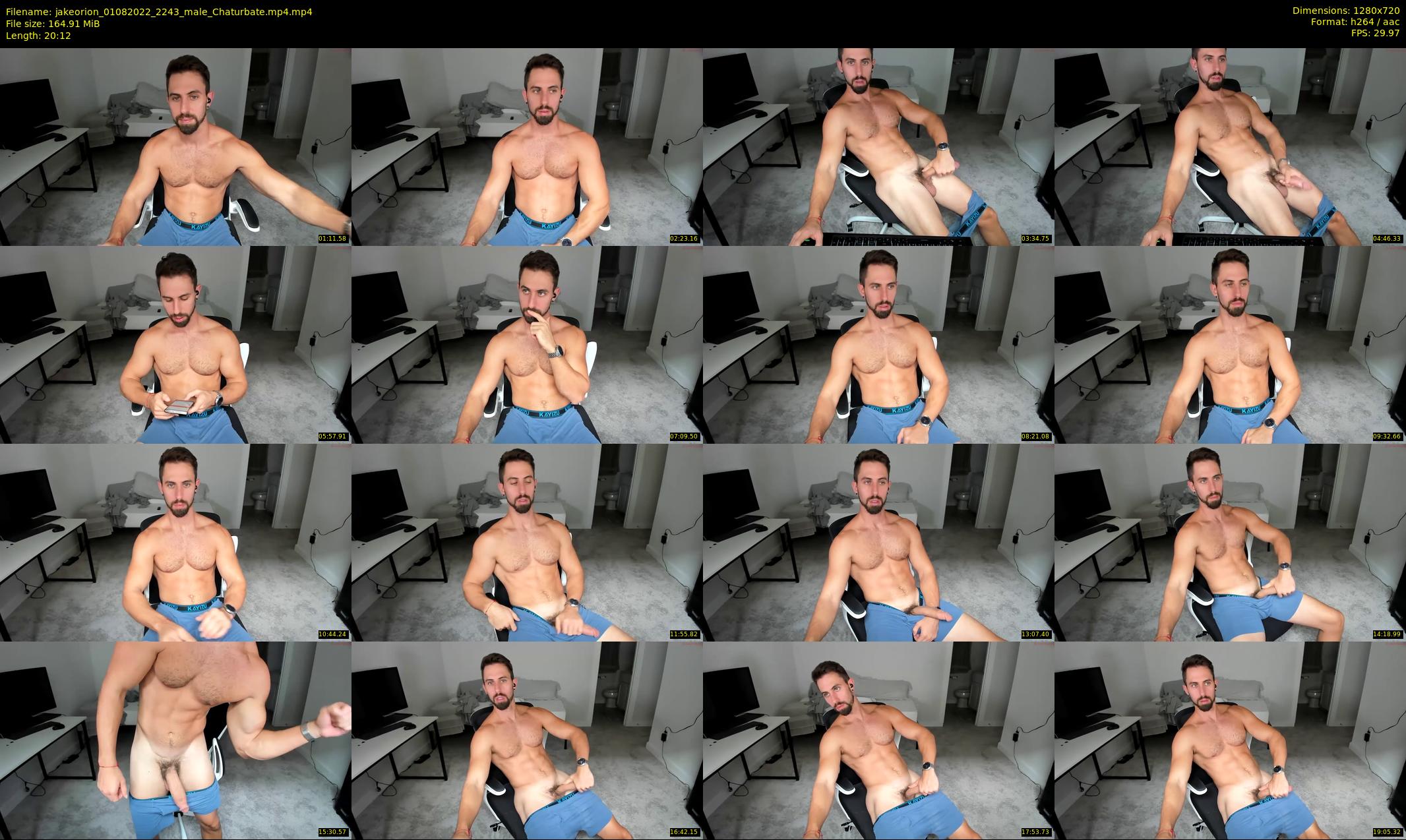 jakeorion — 21 minute Chaturbate male cam show recording, 720p, Aug 1, 2022