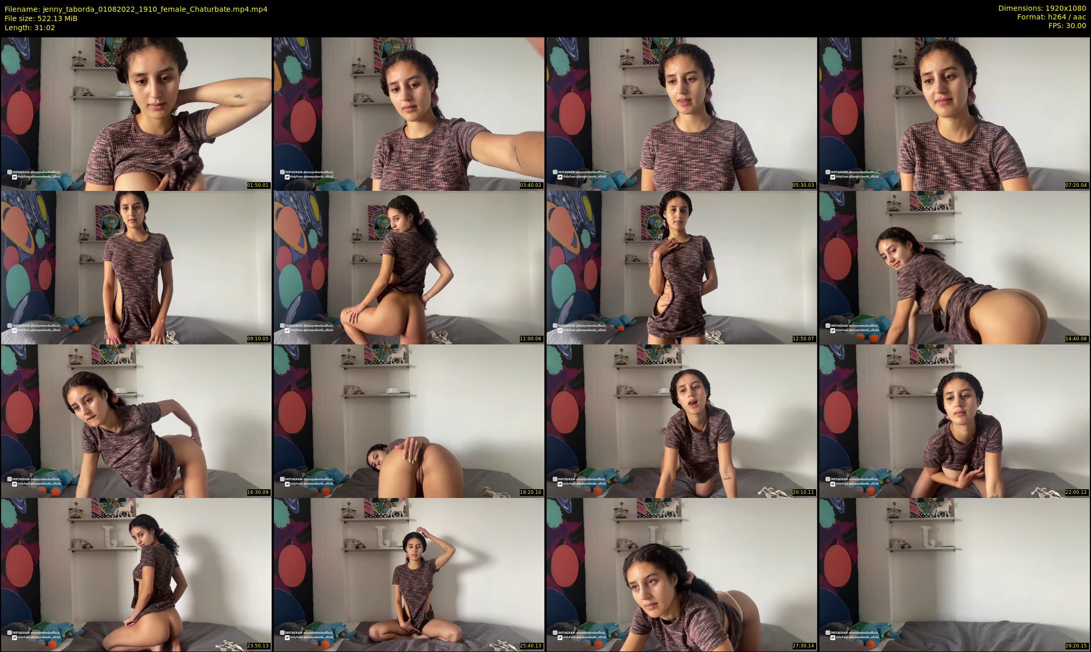 jenny_taborda — 32 minute Chaturbate female cam show recording, 1080p, Aug 1, 2022