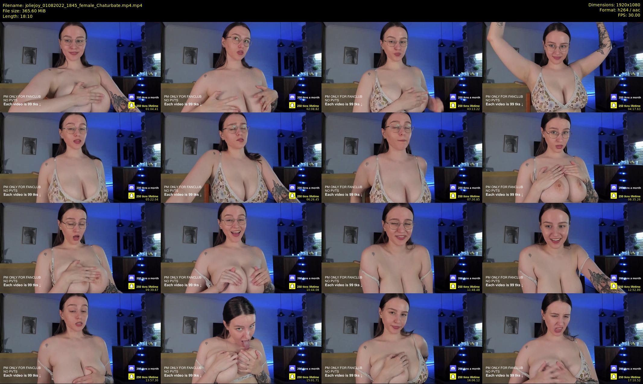 joliejoy — 19 minute Chaturbate female cam show recording, 1080p, Aug 1, 2022