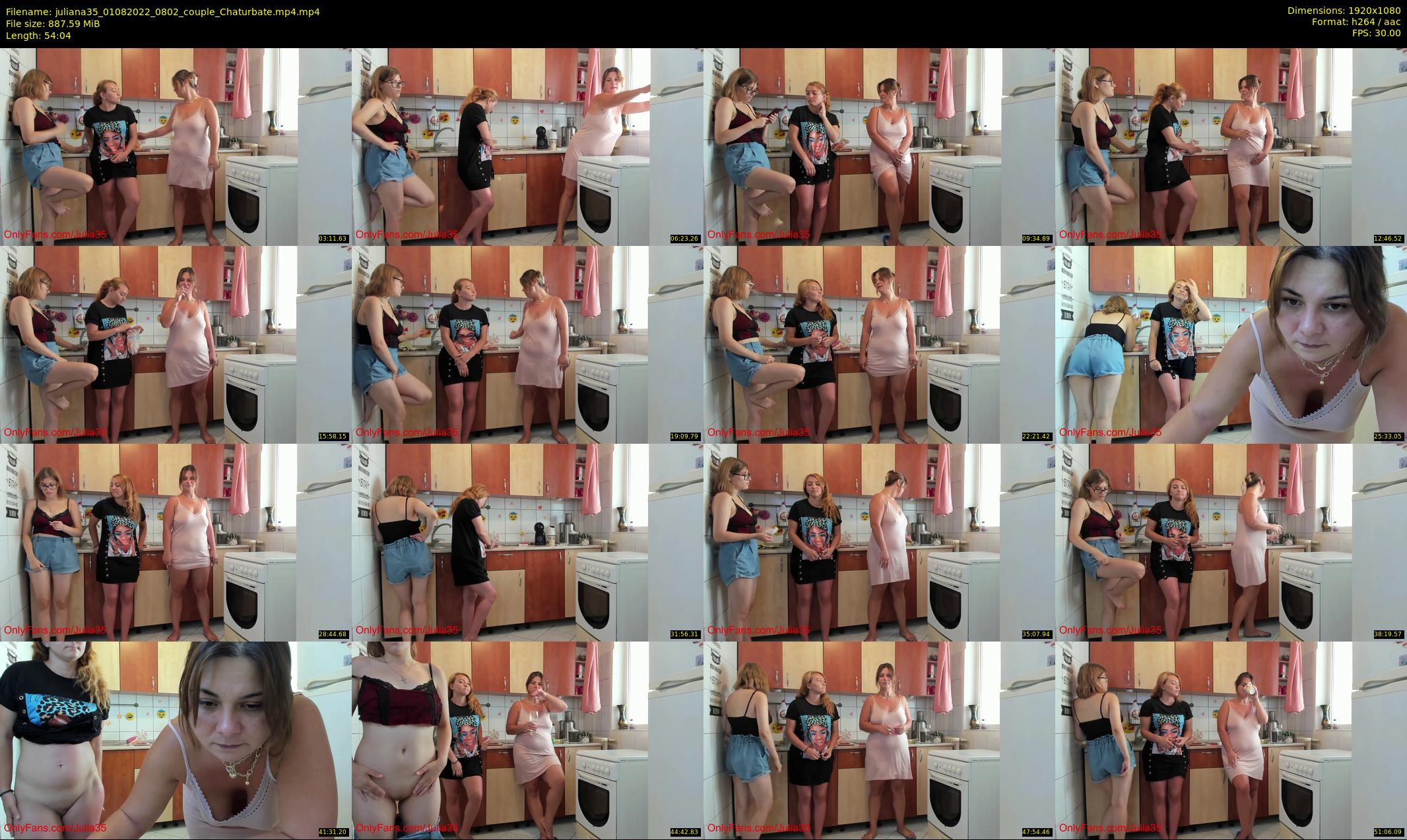 juliana35 — 55 minute Chaturbate couple cam show recording, 1080p, Aug 1, 2022