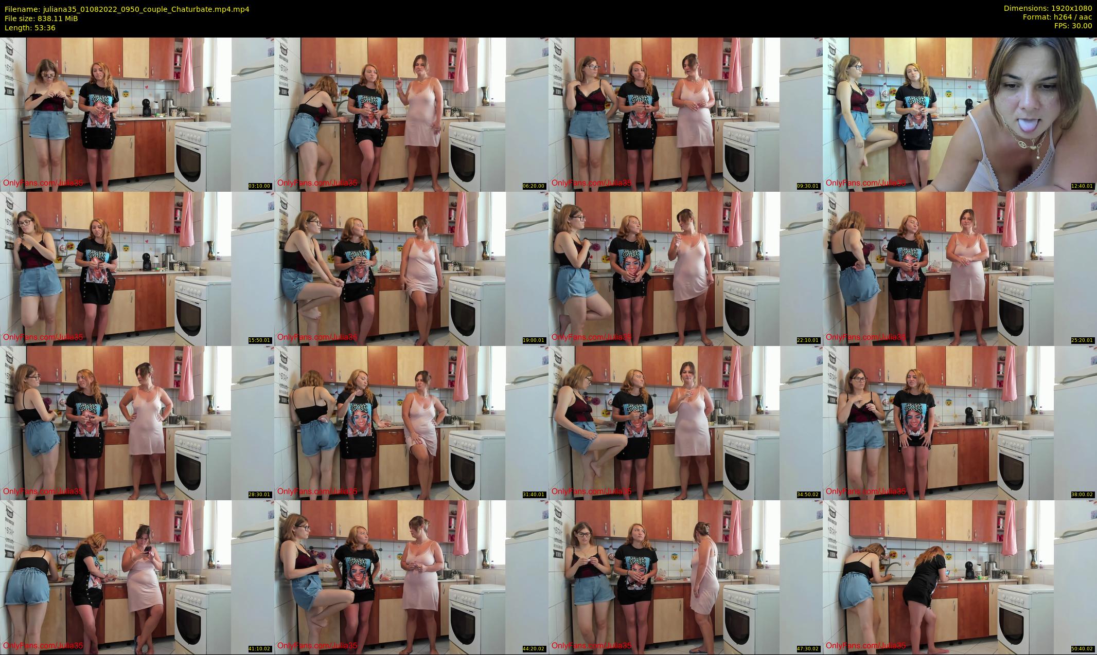 juliana35 — 54 minute Chaturbate couple cam show recording, 1080p, Aug 1, 2022