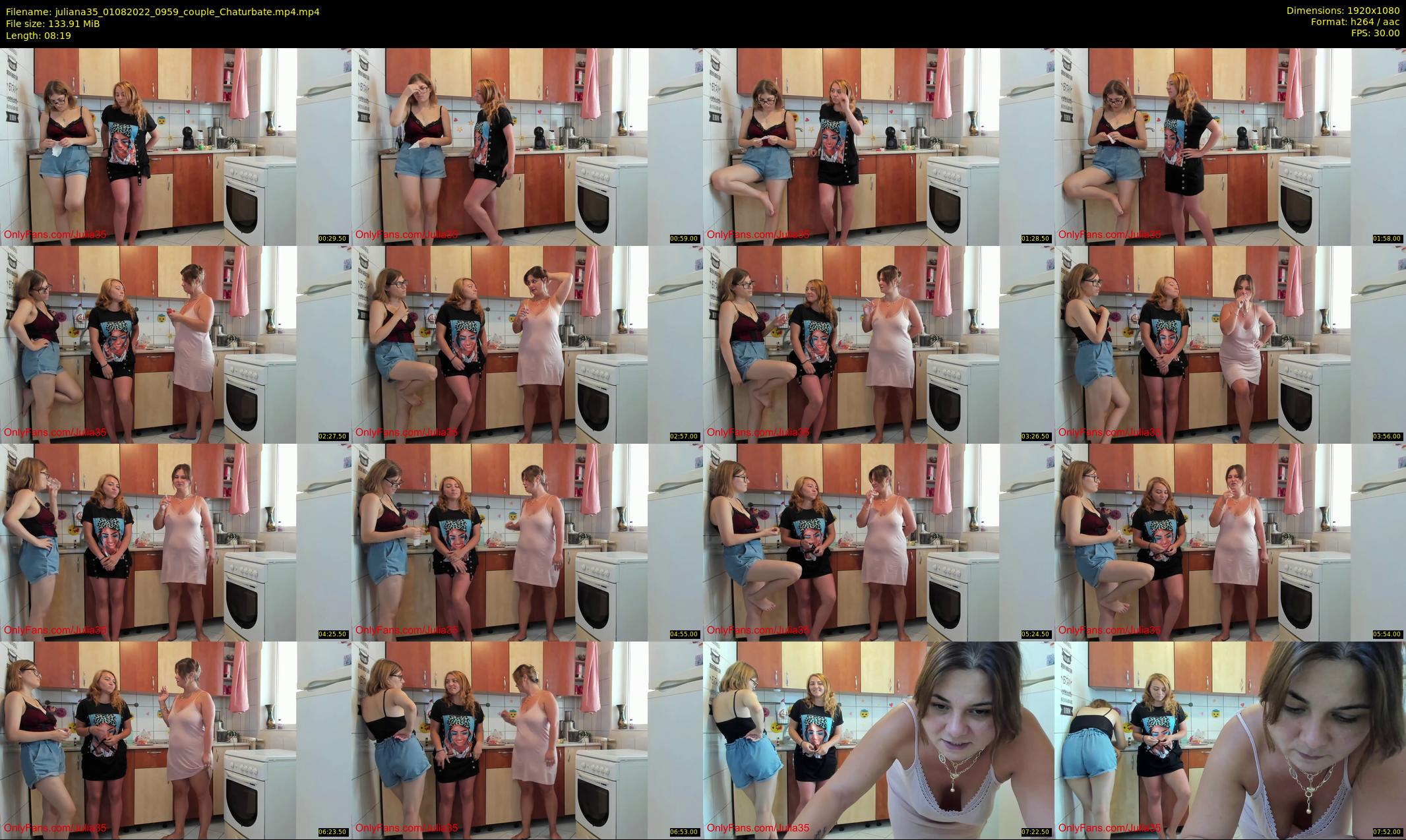 juliana35 — 9 minute Chaturbate couple cam show recording, 1080p, Aug 1, 2022