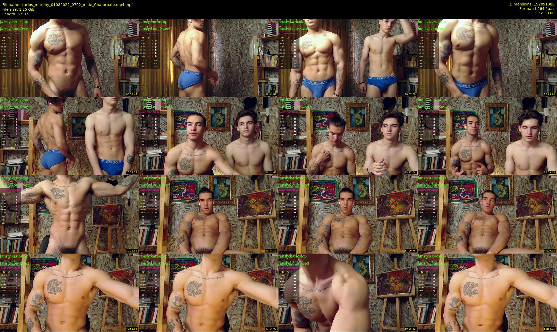 karlos_murphy — 58 minute Chaturbate male cam show recording, 1080p, Aug 1, 2022