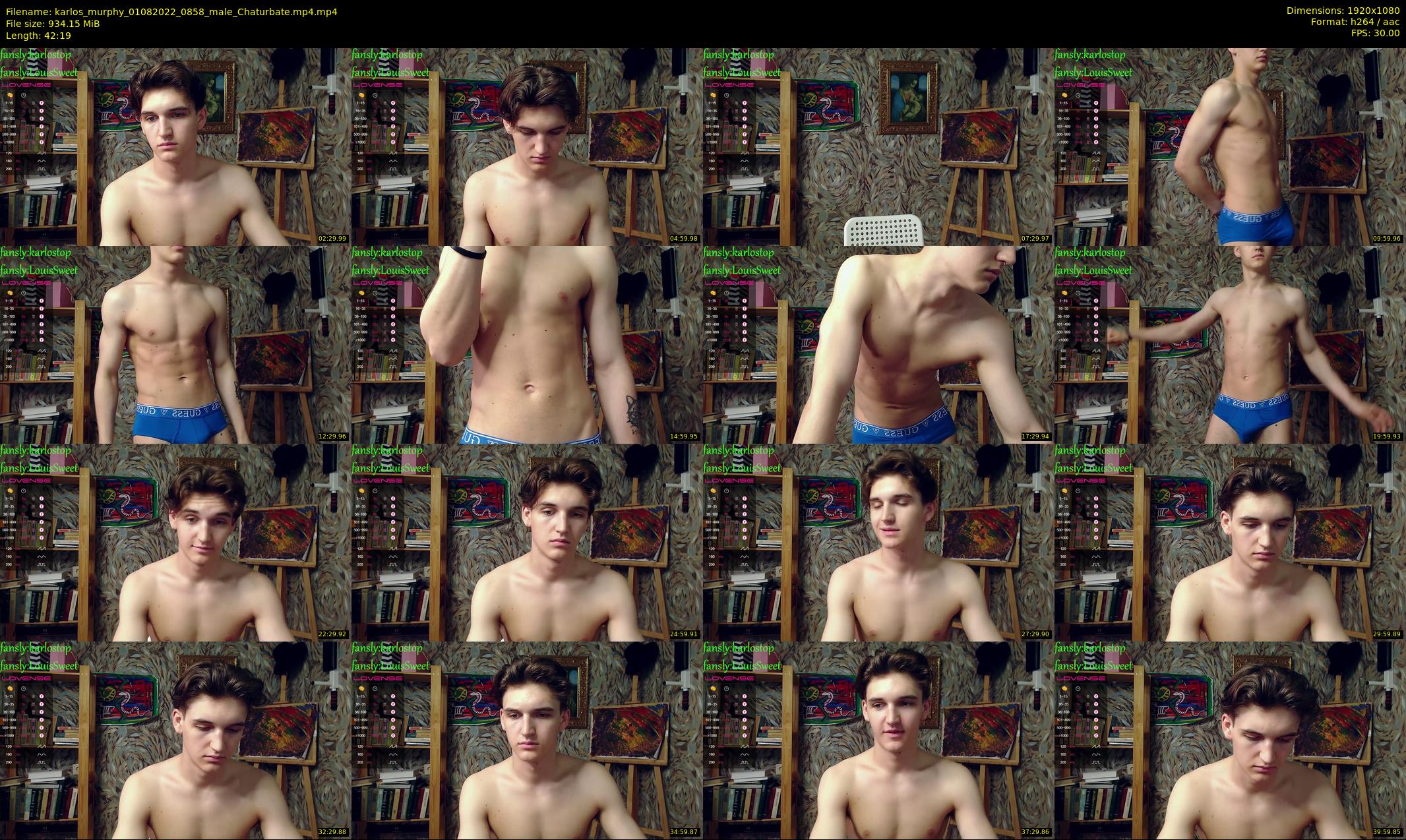 karlos_murphy — 43 minute Chaturbate male cam show recording, 1080p, Aug 1, 2022