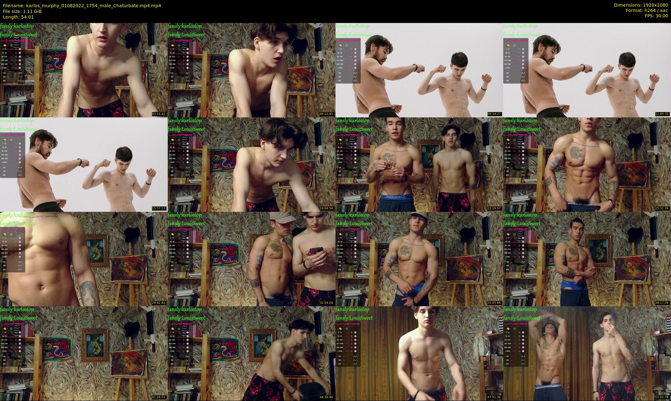 karlos_murphy — 55 minute Chaturbate male cam show recording, 1080p, Aug 1, 2022