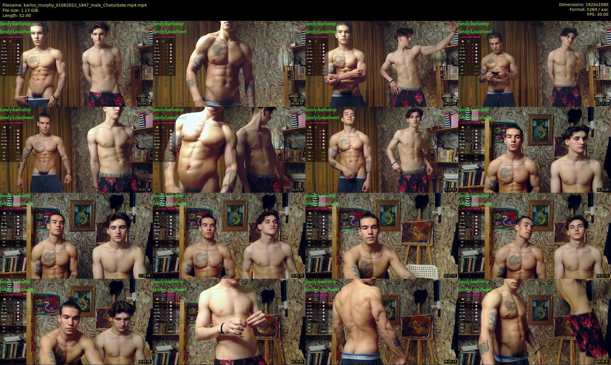 karlos_murphy — 52 minute Chaturbate male cam show recording, 1080p, Aug 1, 2022