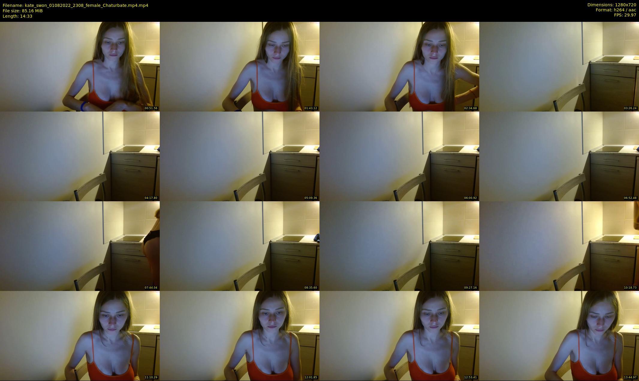 kate_swon — 15 minute Chaturbate female cam show recording, 720p, Aug 1, 2022