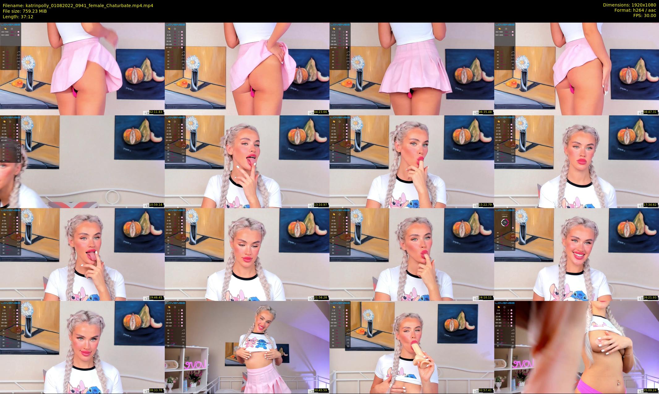 katrinpolly — 38 minute Chaturbate couple cam show recording, 1080p, Aug 1, 2022