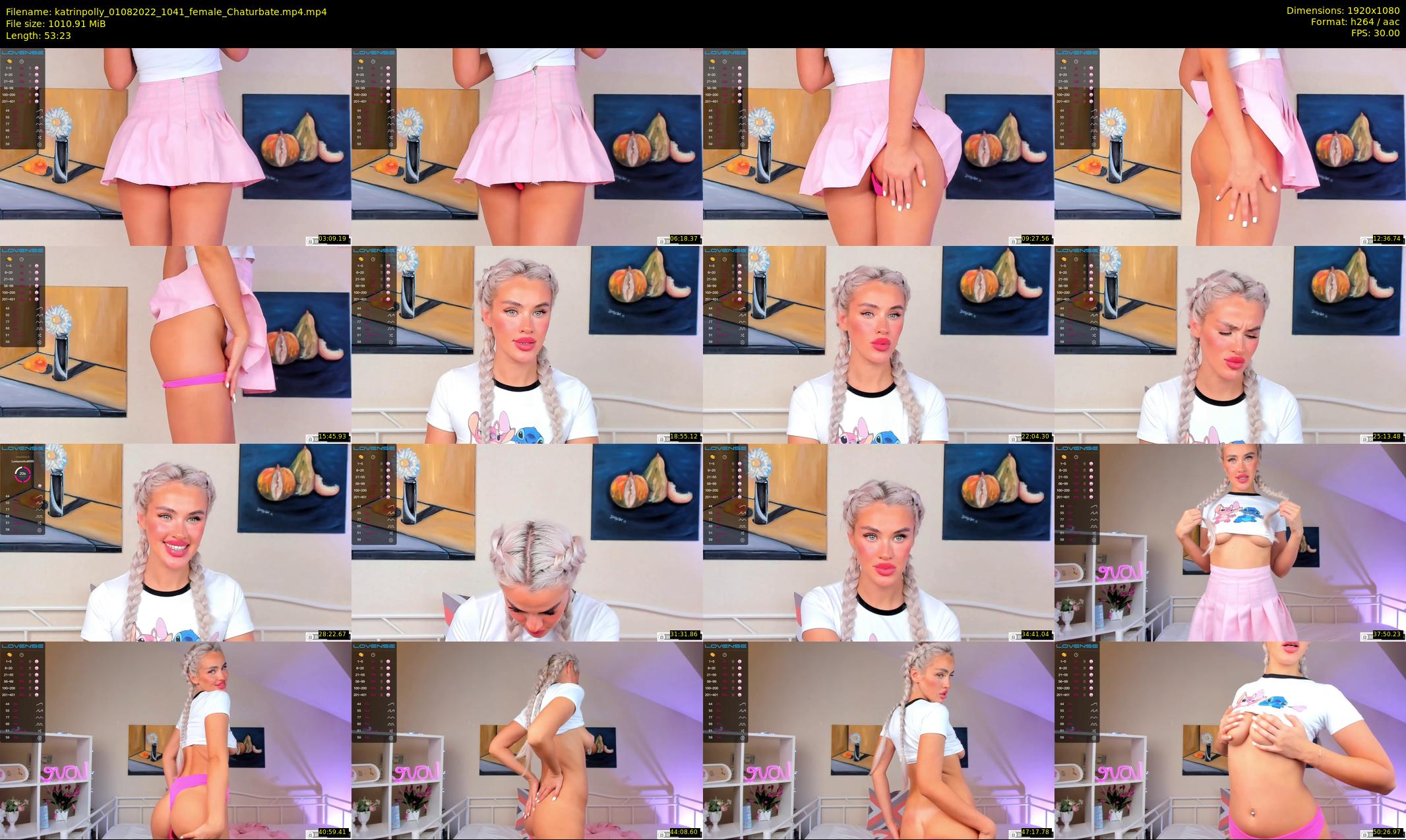 katrinpolly — 54 minute Chaturbate couple cam show recording, 1080p, Aug 1, 2022