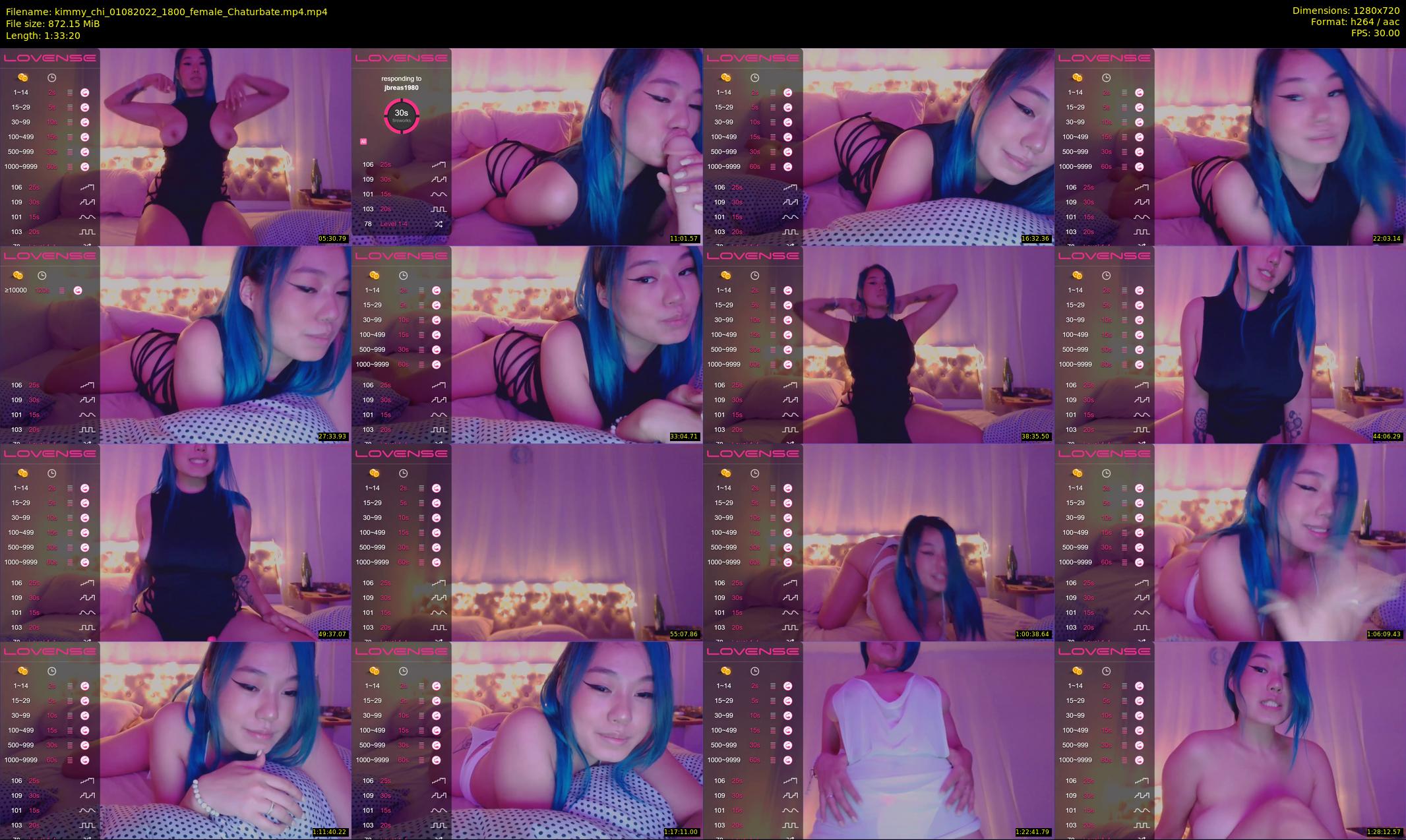 kimmy_chi — 94 minute Chaturbate female cam show recording, 720p, Aug 1, 2022