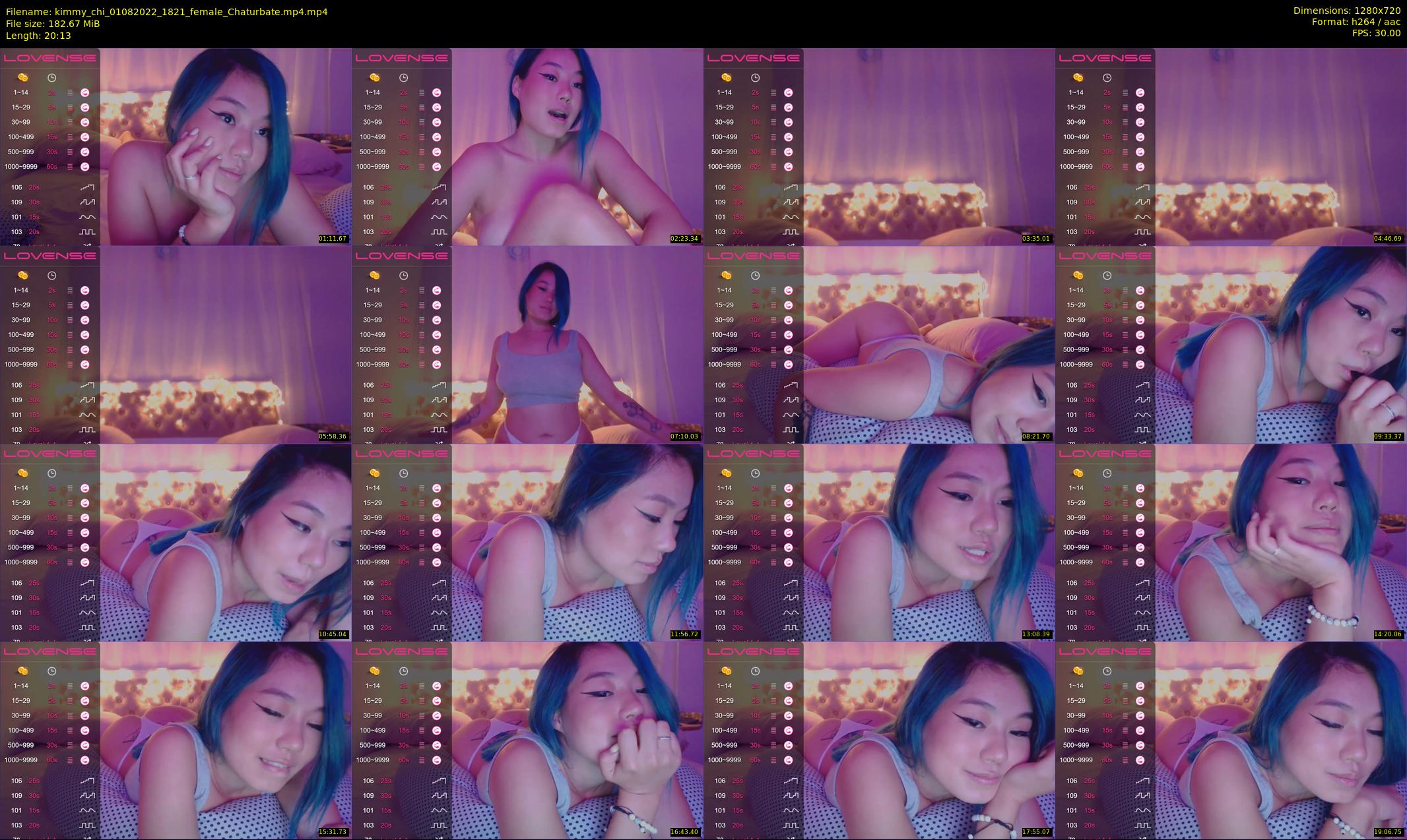 kimmy_chi — 21 minute Chaturbate female cam show recording, 720p, Aug 1, 2022
