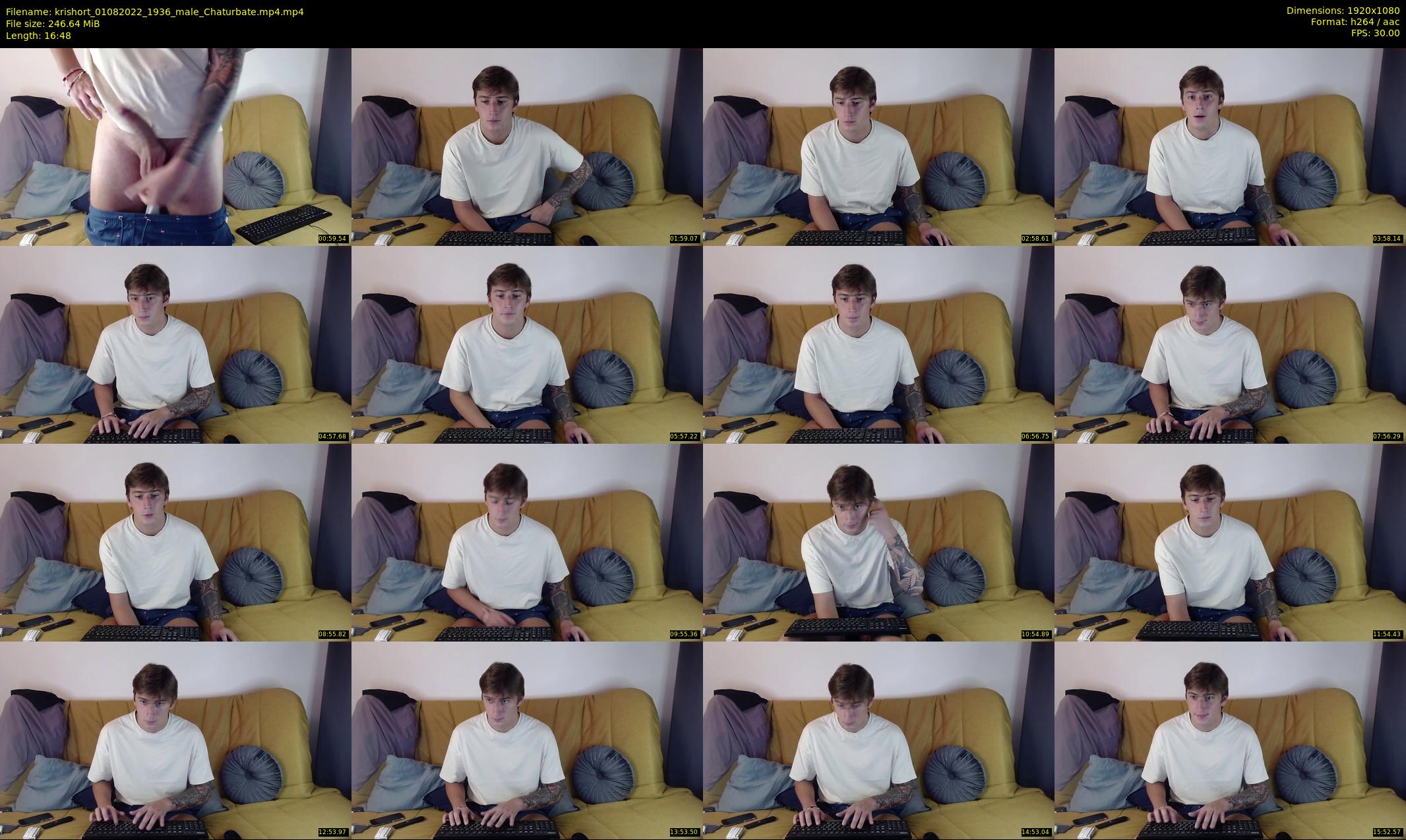 krishort — 17 minute Chaturbate male cam show recording, 1080p, Aug 1, 2022
