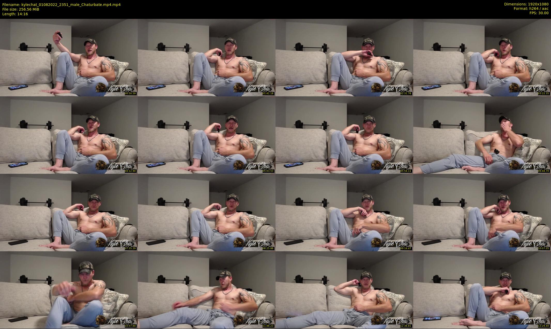 kylechat — 15 minute Chaturbate male cam show recording, 1080p, Aug 1, 2022