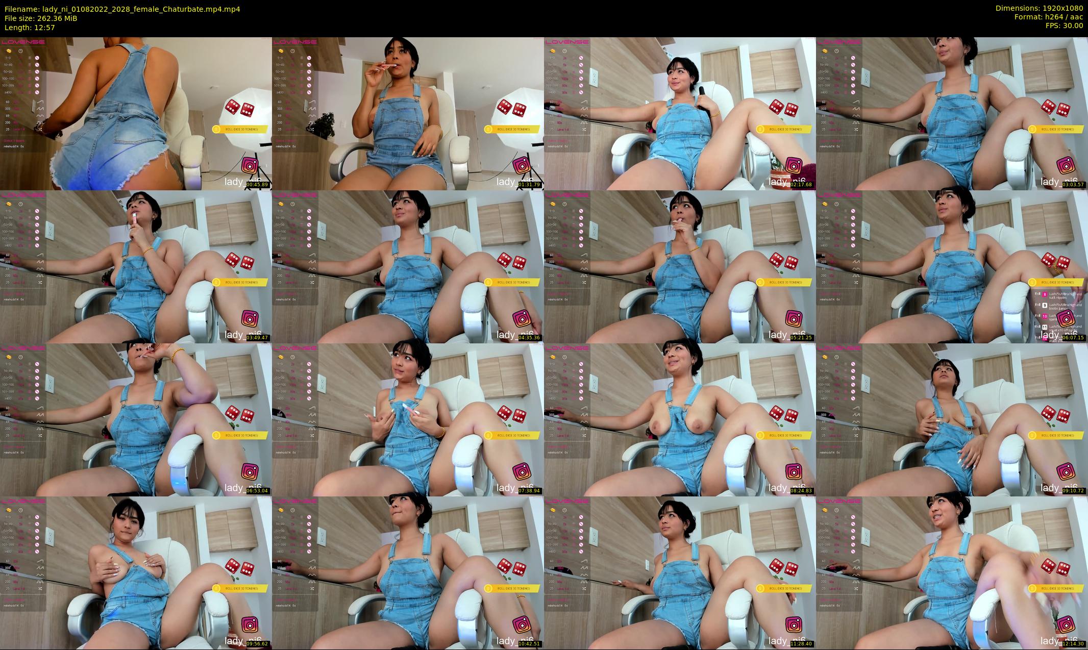 lady_ni — 13 minute Chaturbate female cam show recording, 1080p, Aug 1, 2022