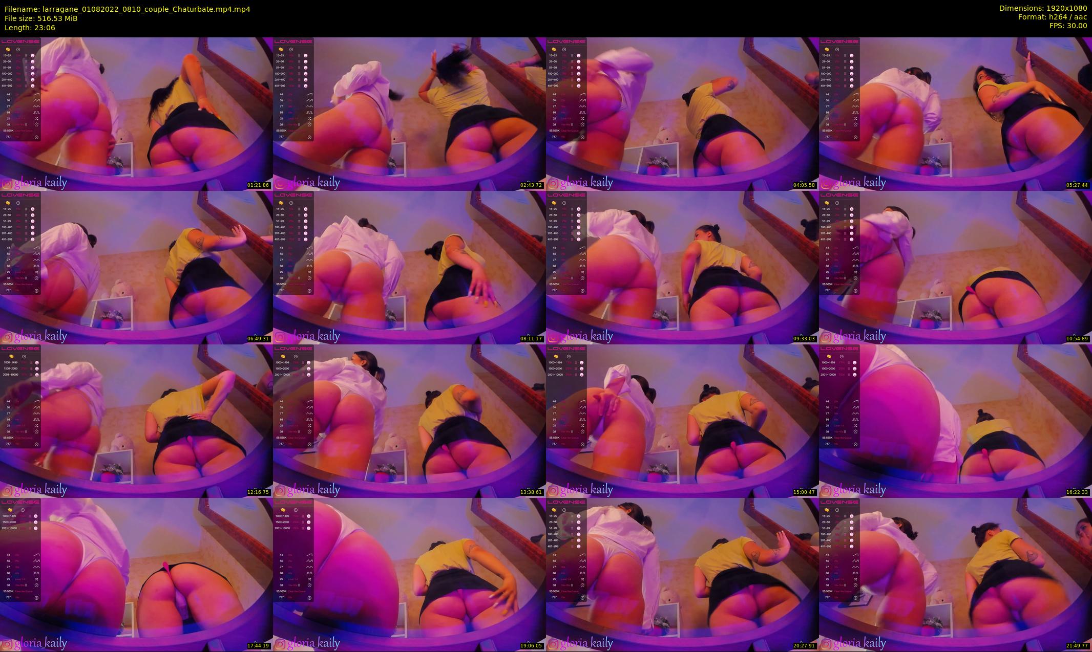 larragane — 24 minute Chaturbate couple cam show recording, 1080p, Aug 1, 2022