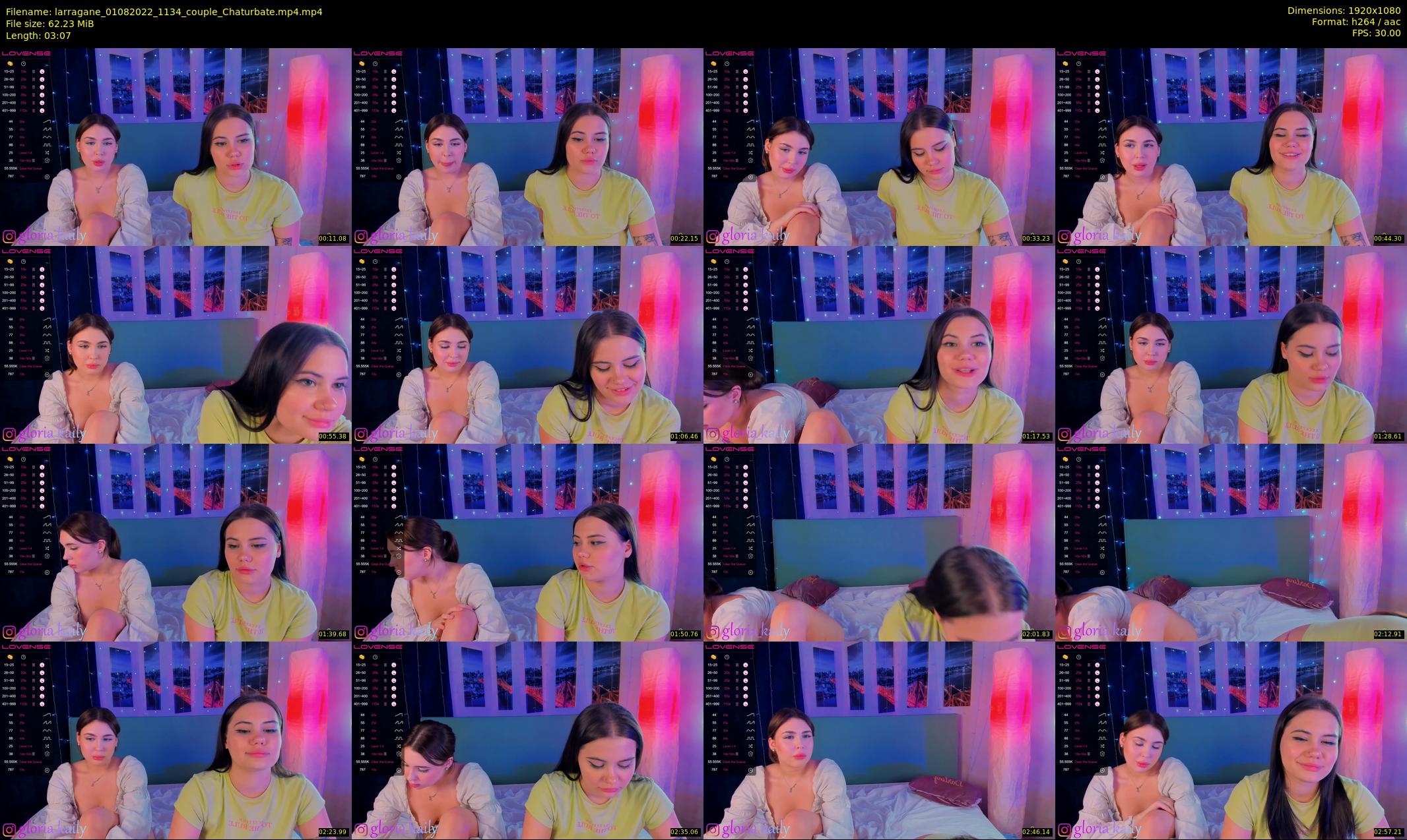 larragane — 4 minute Chaturbate couple cam show recording, 1080p, Aug 1, 2022