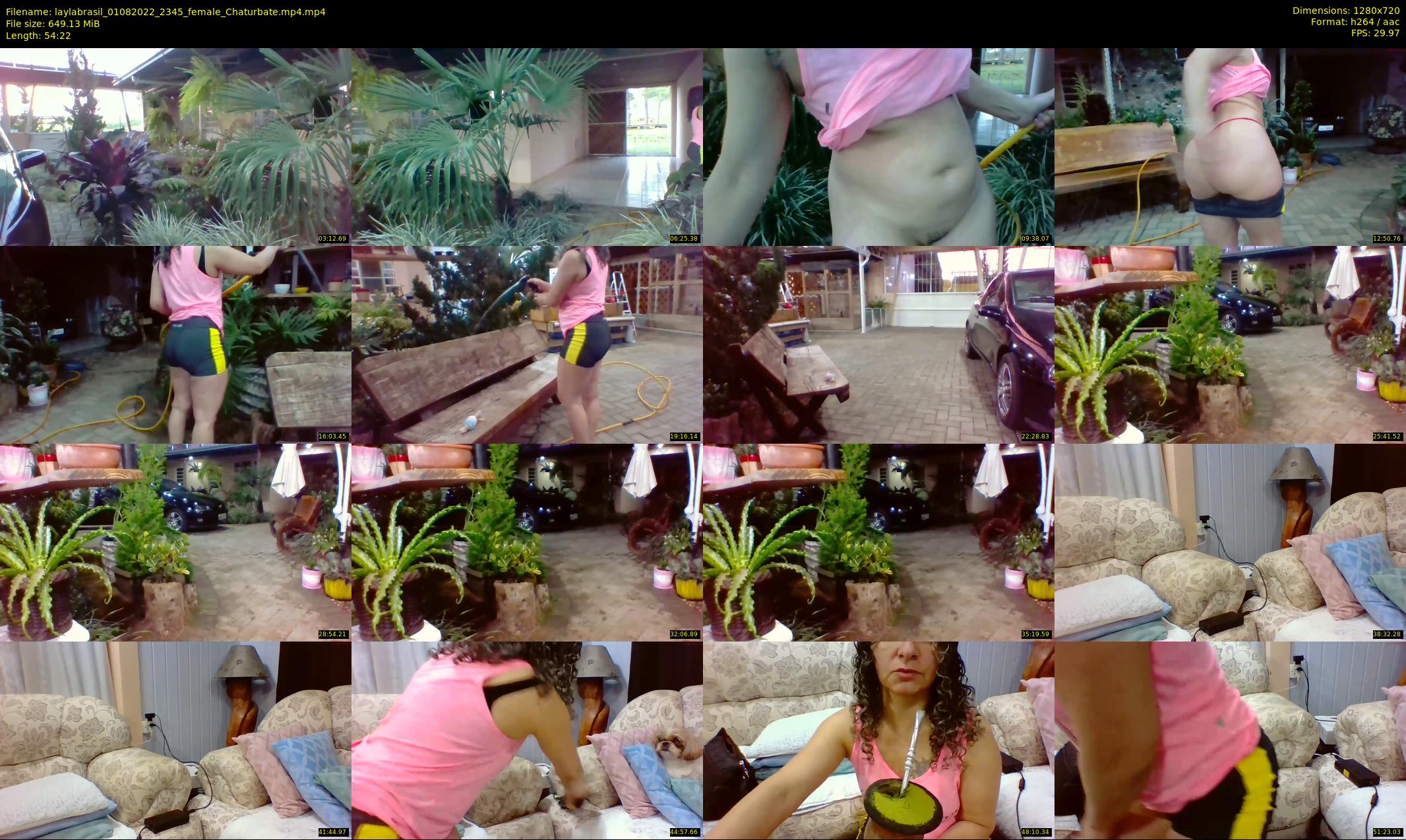 laylabrasil — 55 minute Chaturbate female cam show recording, 720p, Aug 1, 2022