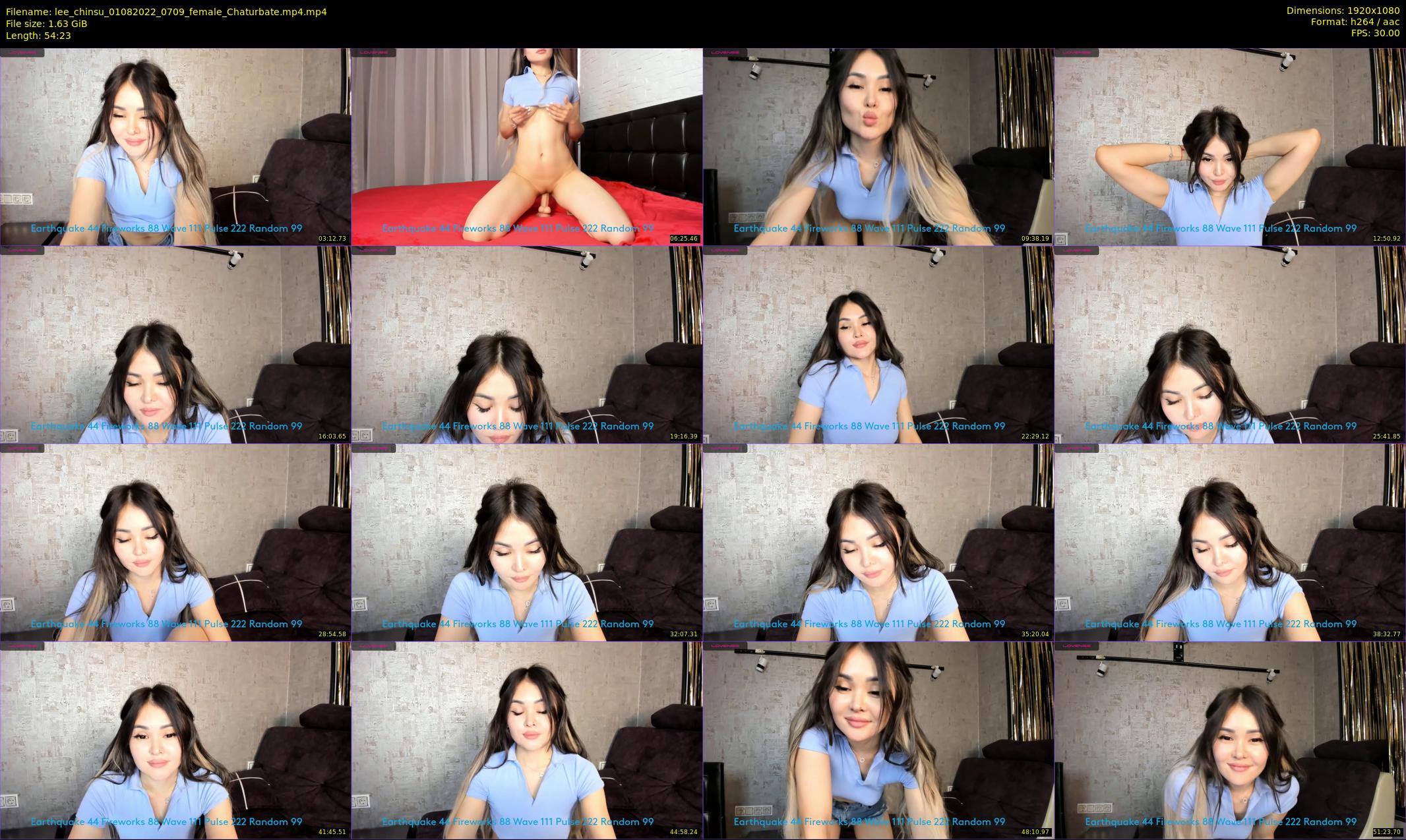 lee_chinsu — 55 minute Chaturbate female cam show recording, 1080p, Aug 1, 2022
